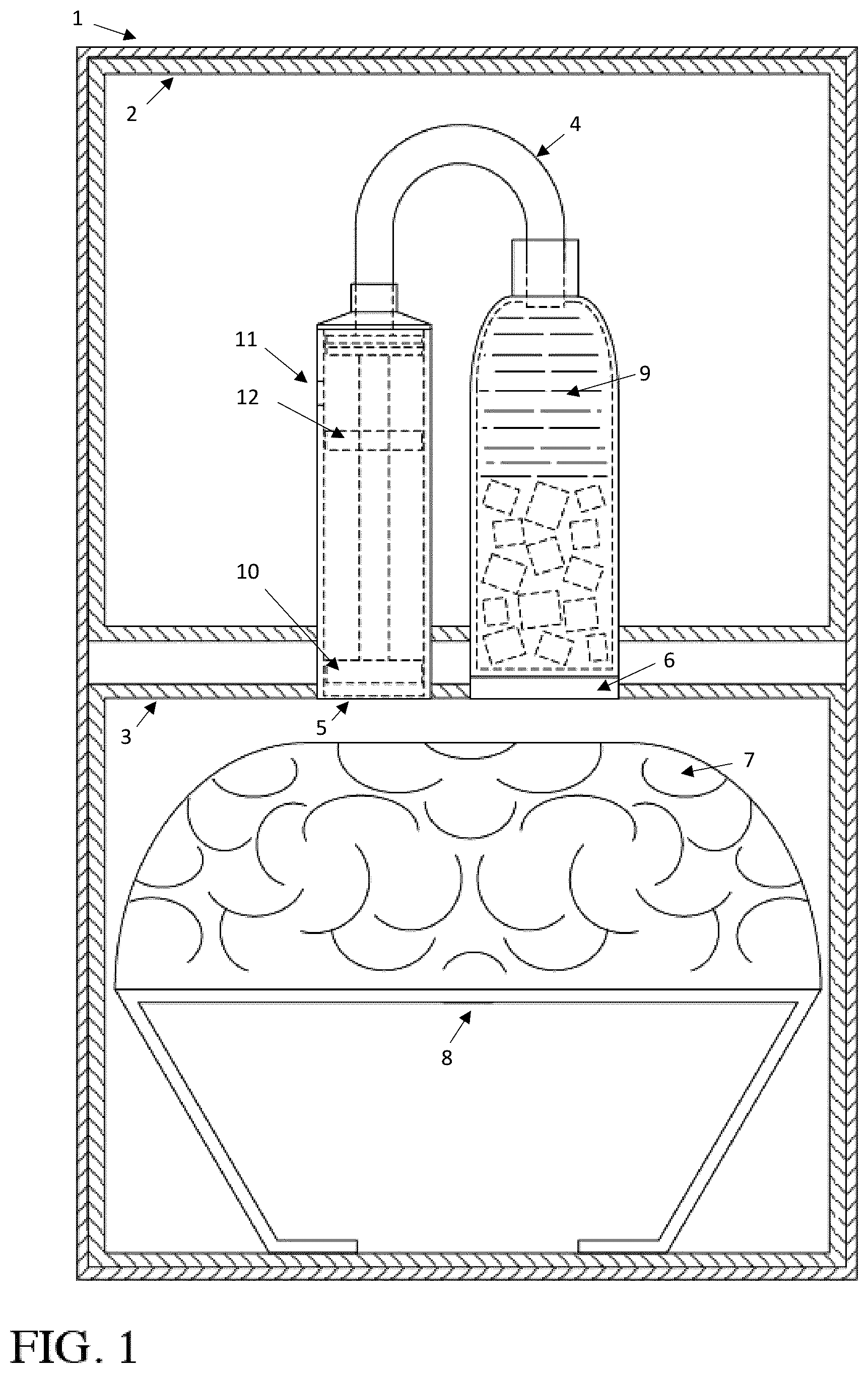 Patent US12326291 — Systems and methods relating to refrigerated packaging — Figure 1