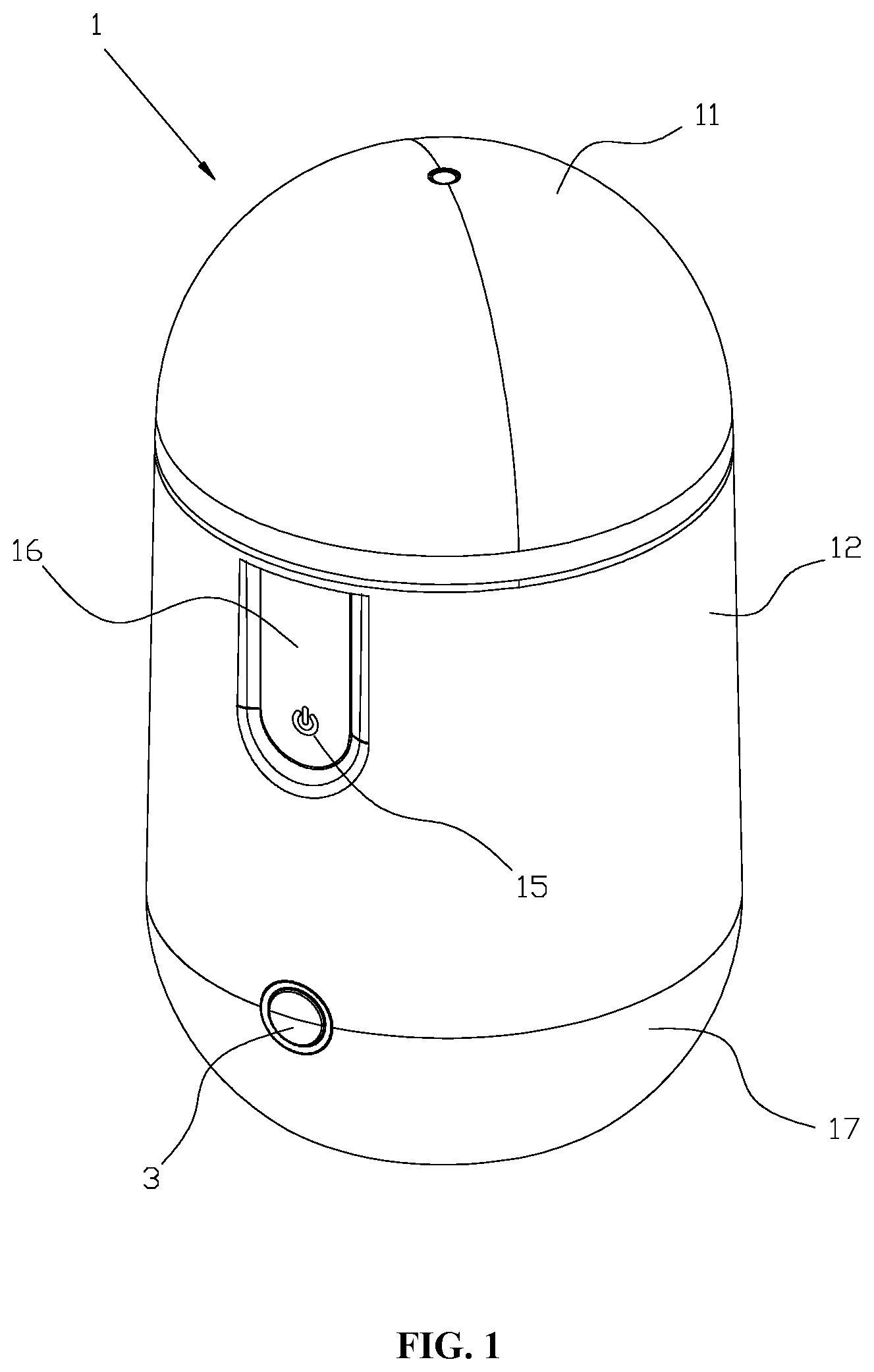 Patent US12326297 Figure 1 – Vacuum drying tank