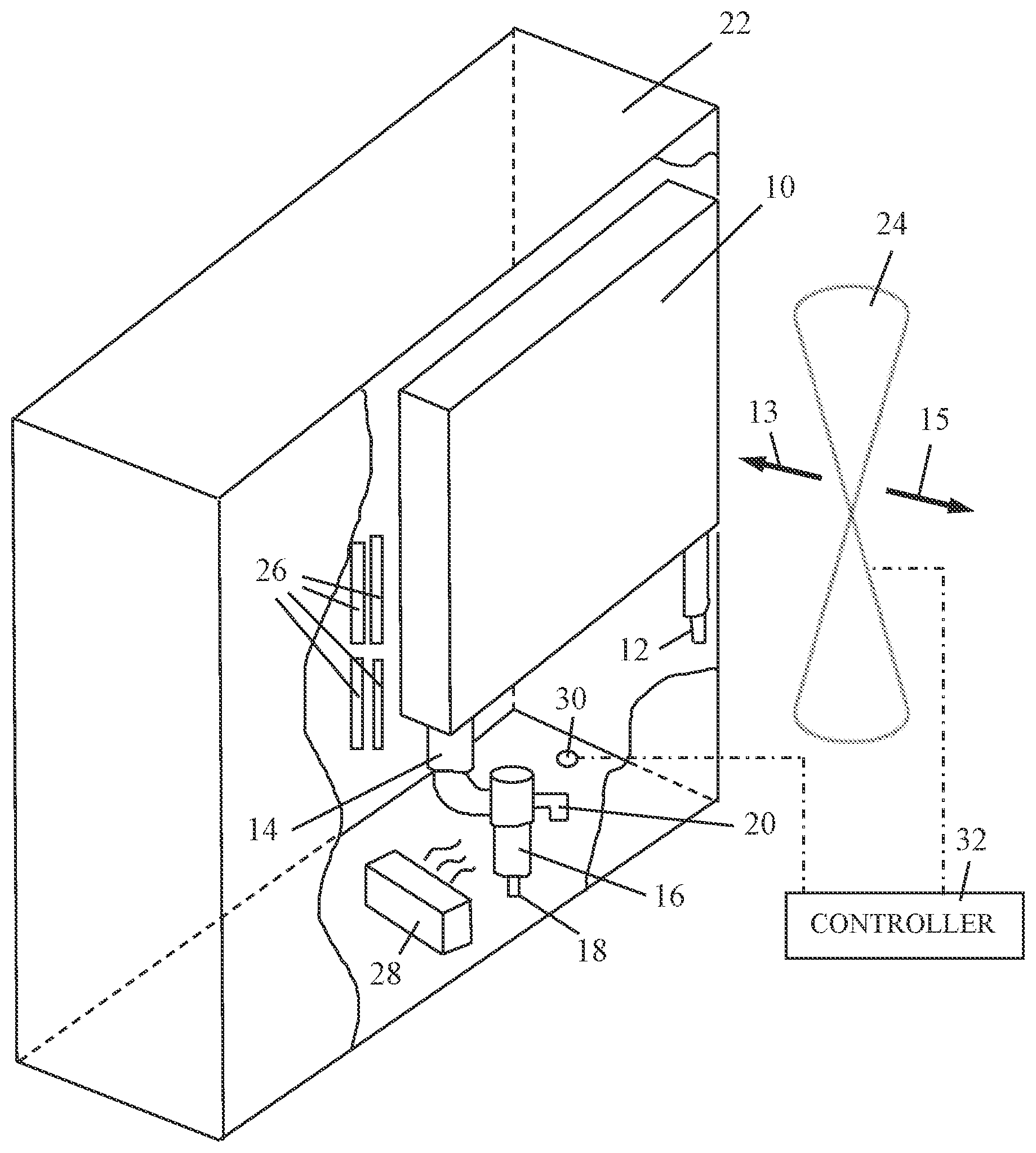 Patent US12326300 — Recuperative temperature regulation for gas dryers in extreme temperature environment — Figure 1
