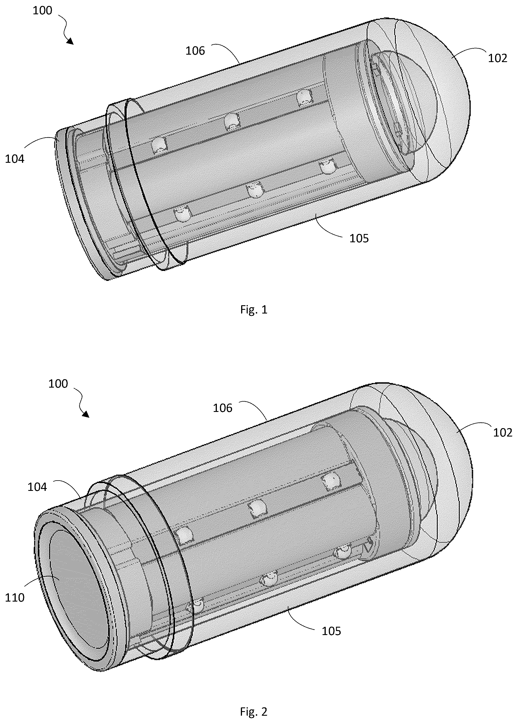 Patent US12326324 Figure 1 – Illuminating projectile