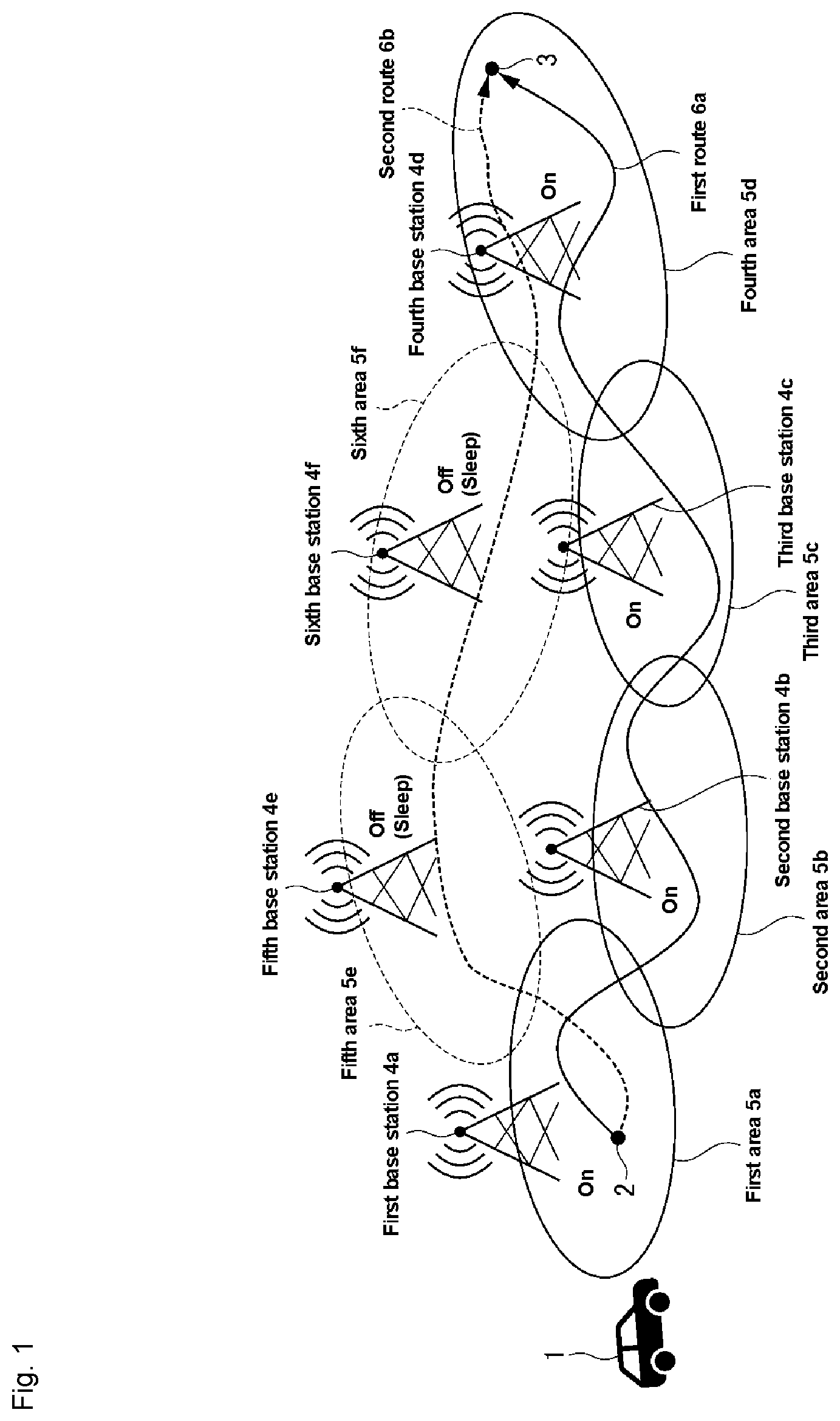 Patent US12326343 — Dynamic changing of navigation based on user's predicted future traffic demand — Figure 1