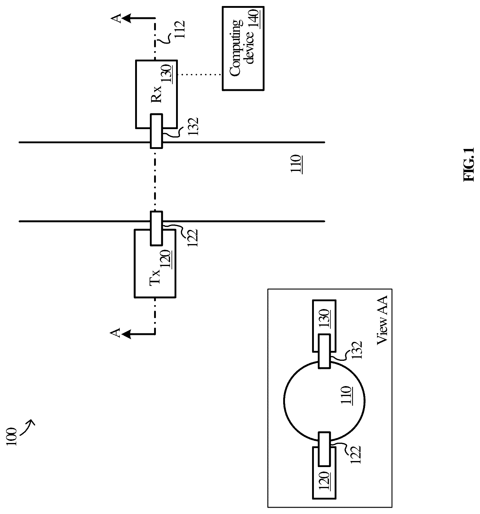 Patent US12326423 — Computer-implemented processing of sound wave signals for non-destructive evaluation of wooden specimen — Figure 1