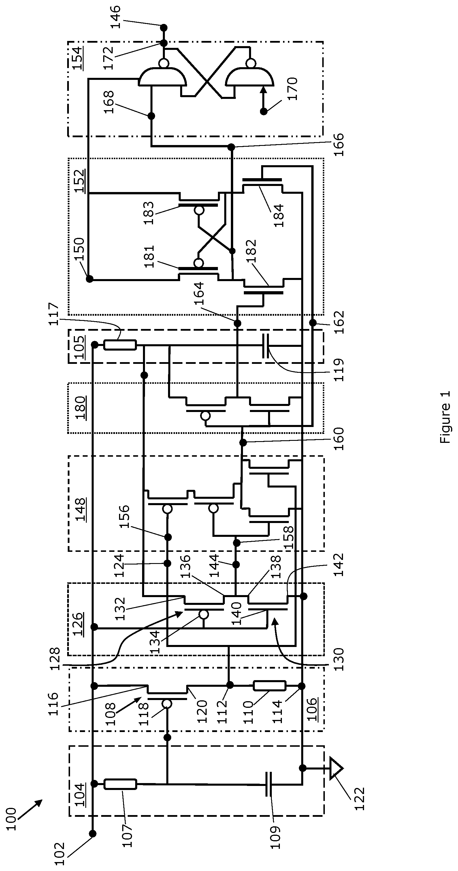 Patent US12326465 — Detector circuit — Figure 1