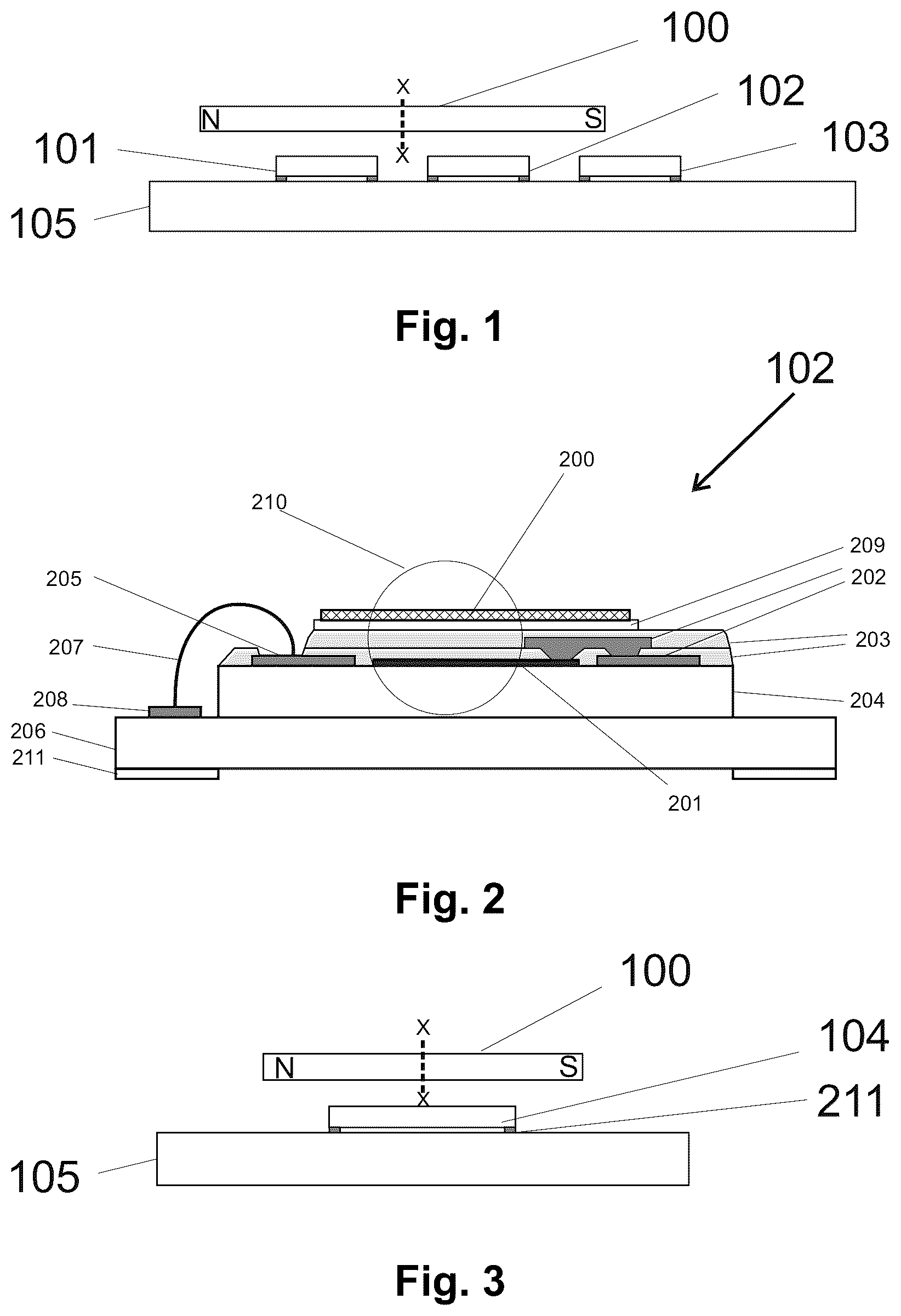 Patent US12326482 — Magnetic system for counting rotations having increased stability against magnetic interference fields — Figure 1
