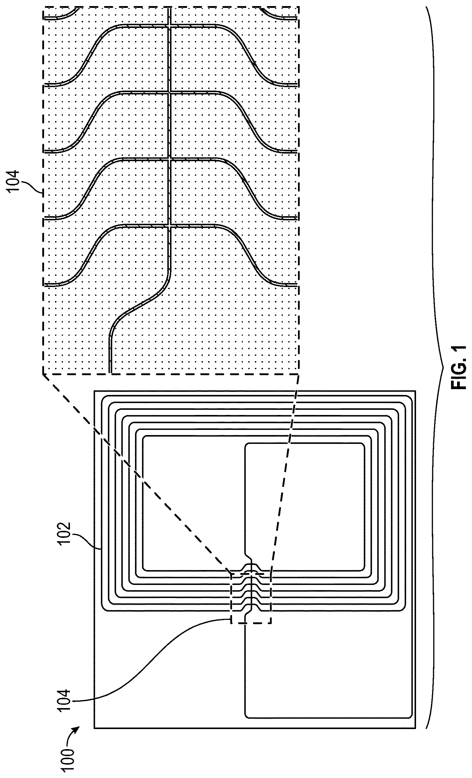 Patent US12326483 — Magnetic multi-turn sensor structures and fabrication — Figure 1