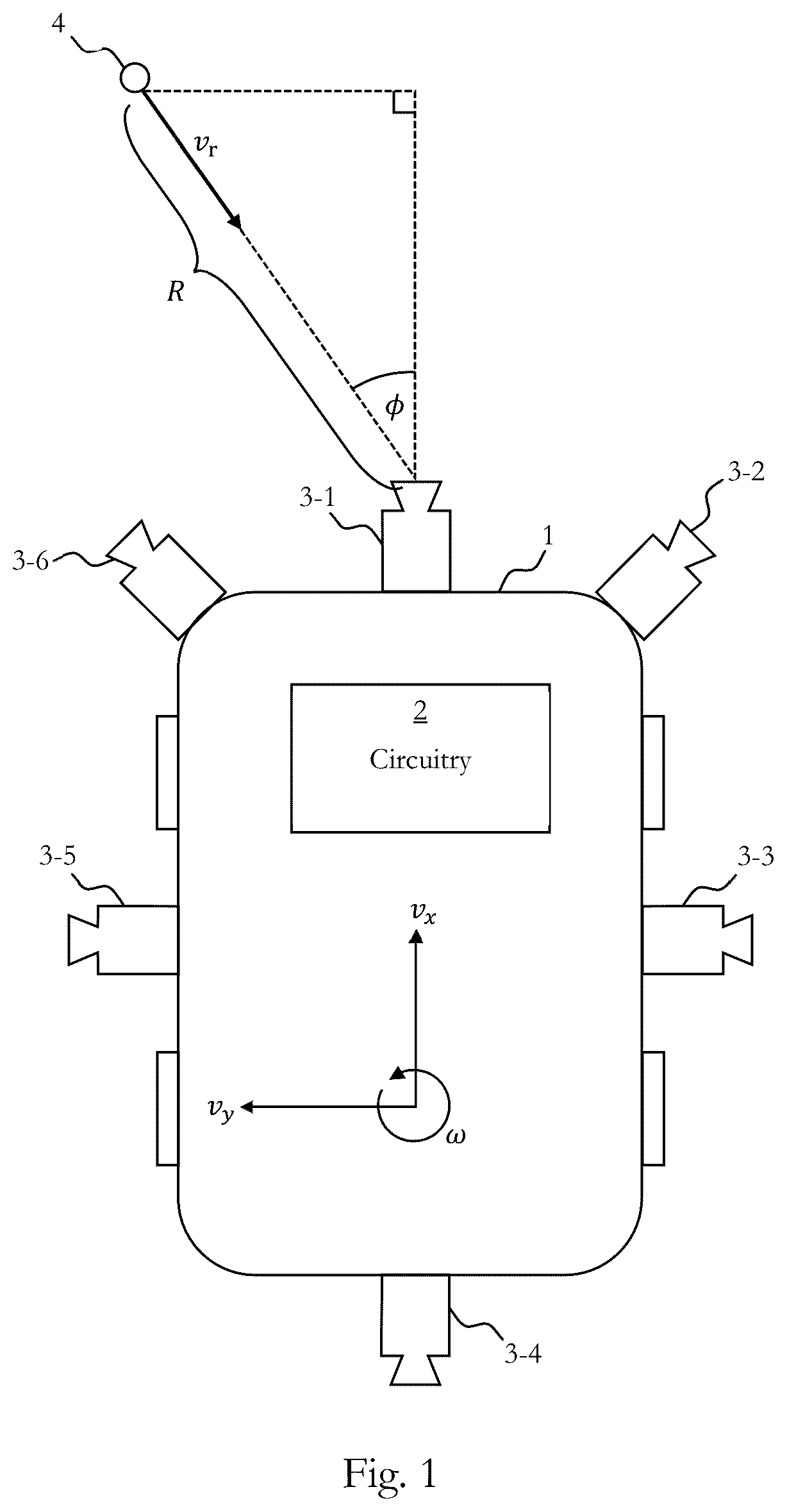 Patent US12326497 — Circuitry and method — Figure 1