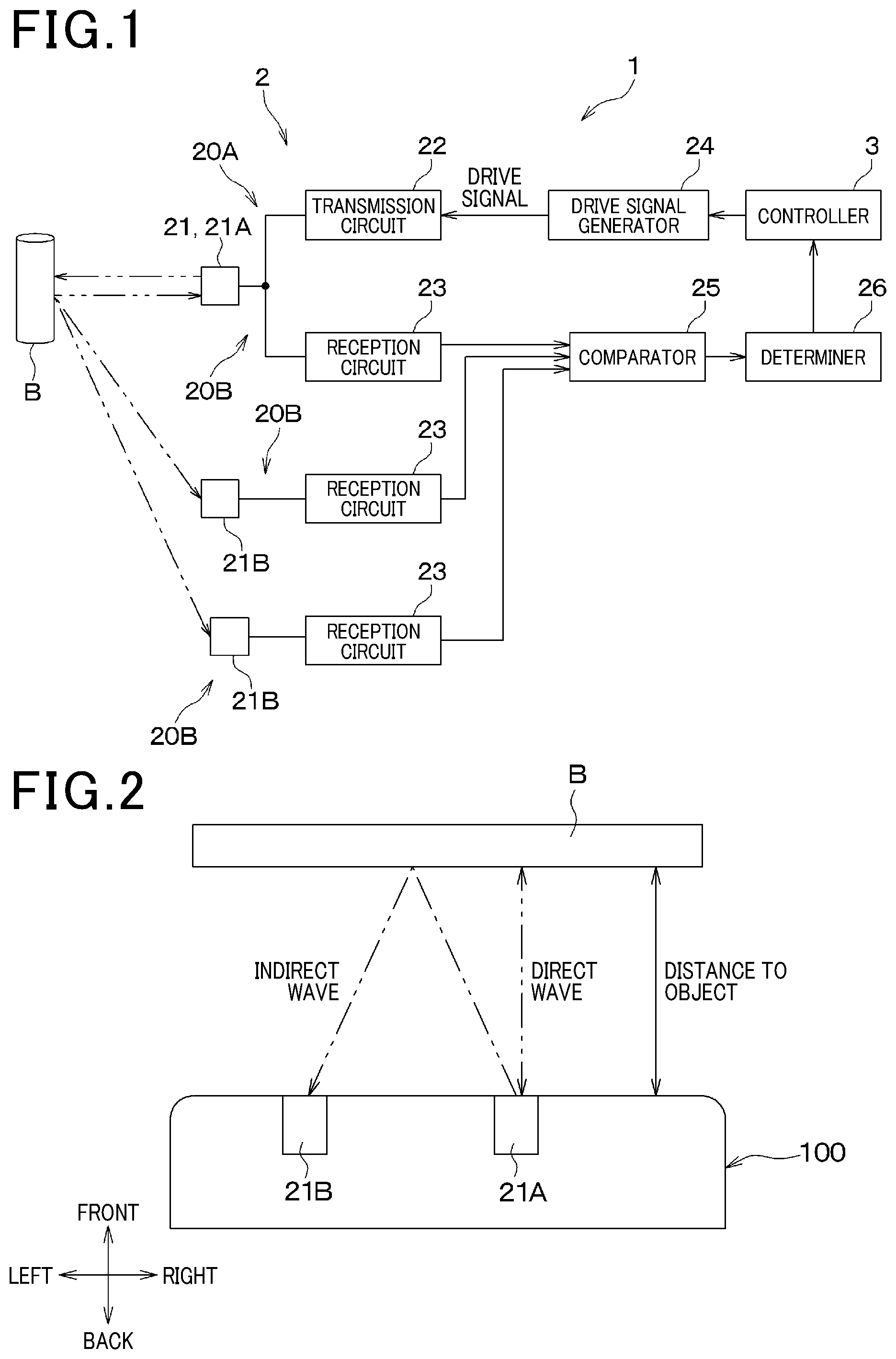 Patent US12326502 Figure 1 – Object detection device