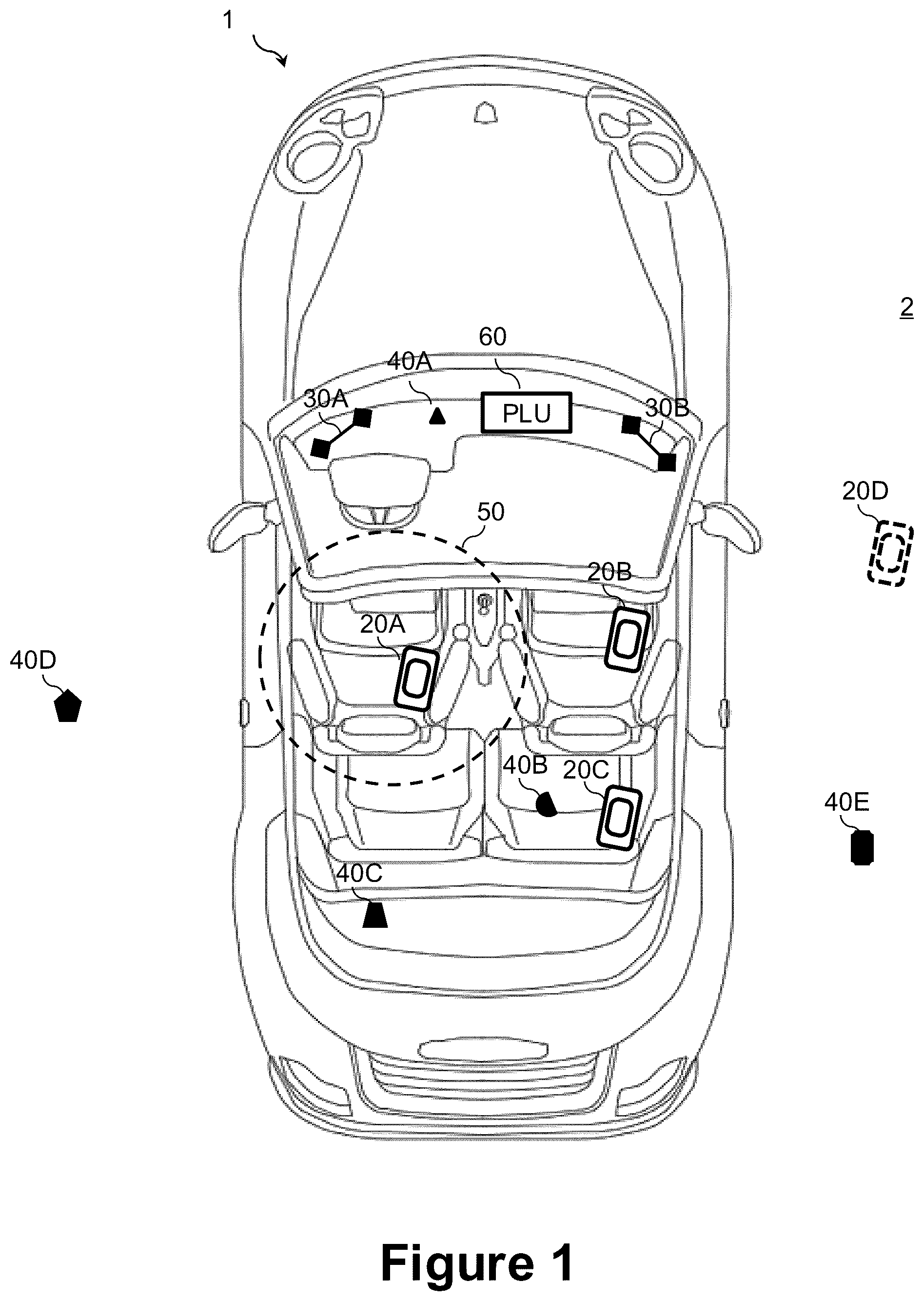 Patent US12326512 Figure 1 – System and method for classifying a mode of operation of a mobile communication device in a volume based on sensor fusion