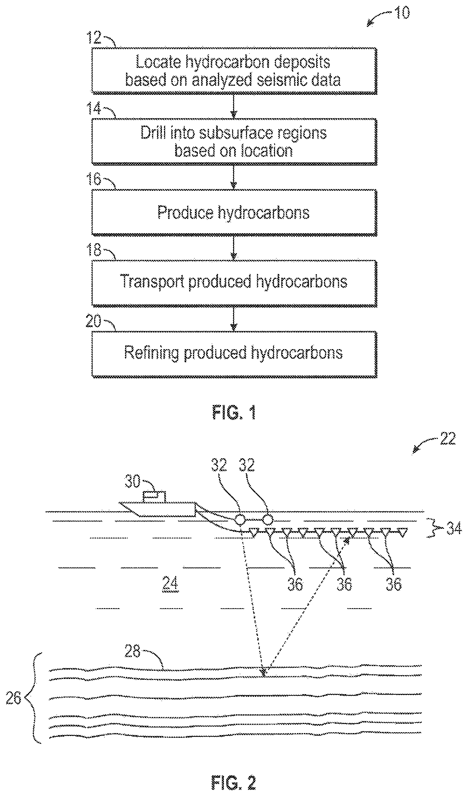 Patent US12326530 — Low-frequency seismic survey design — Figure 1