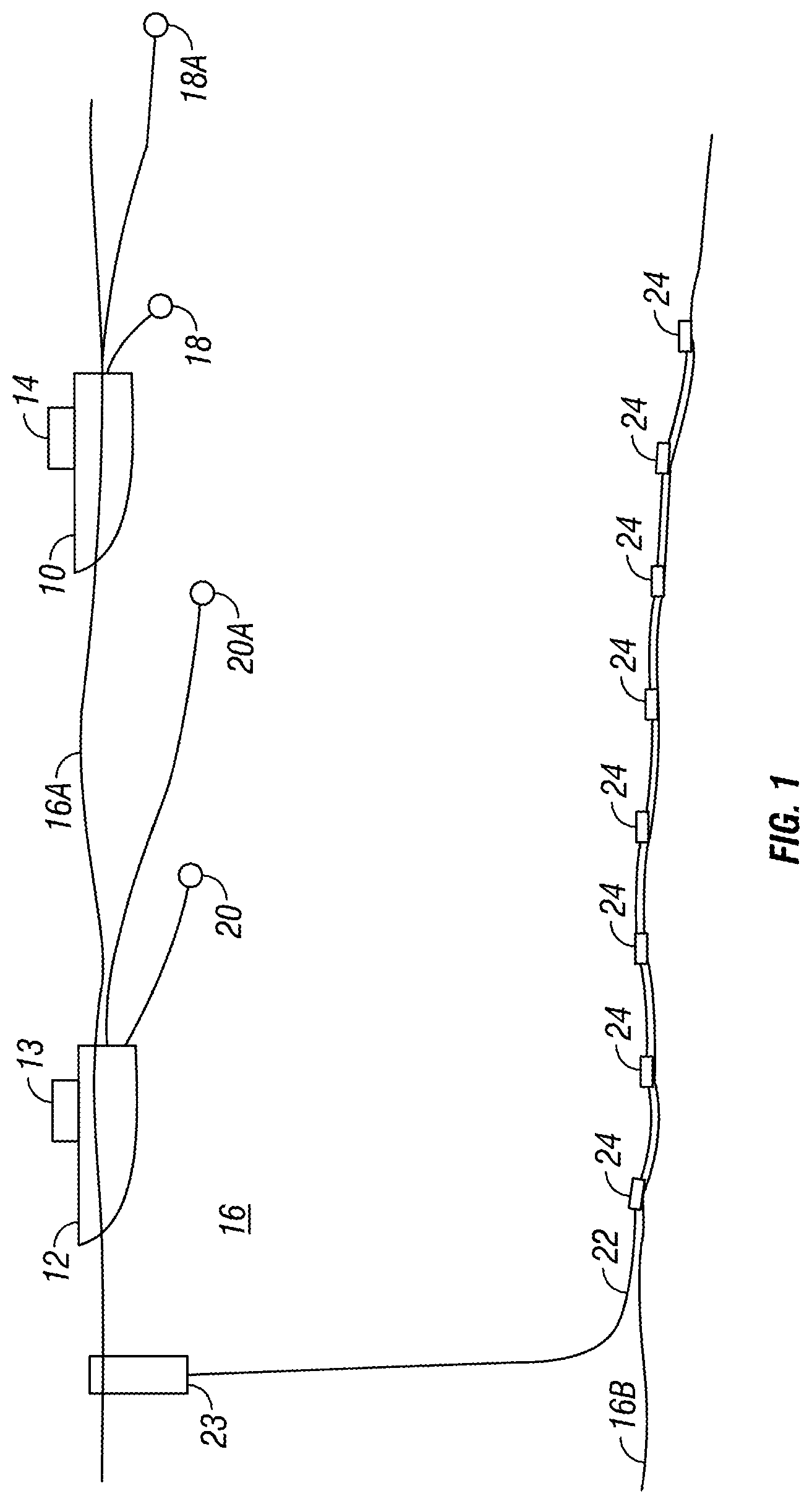 Patent US12326531 — Deconvolution of down-going seismic wavefields — Figure 1