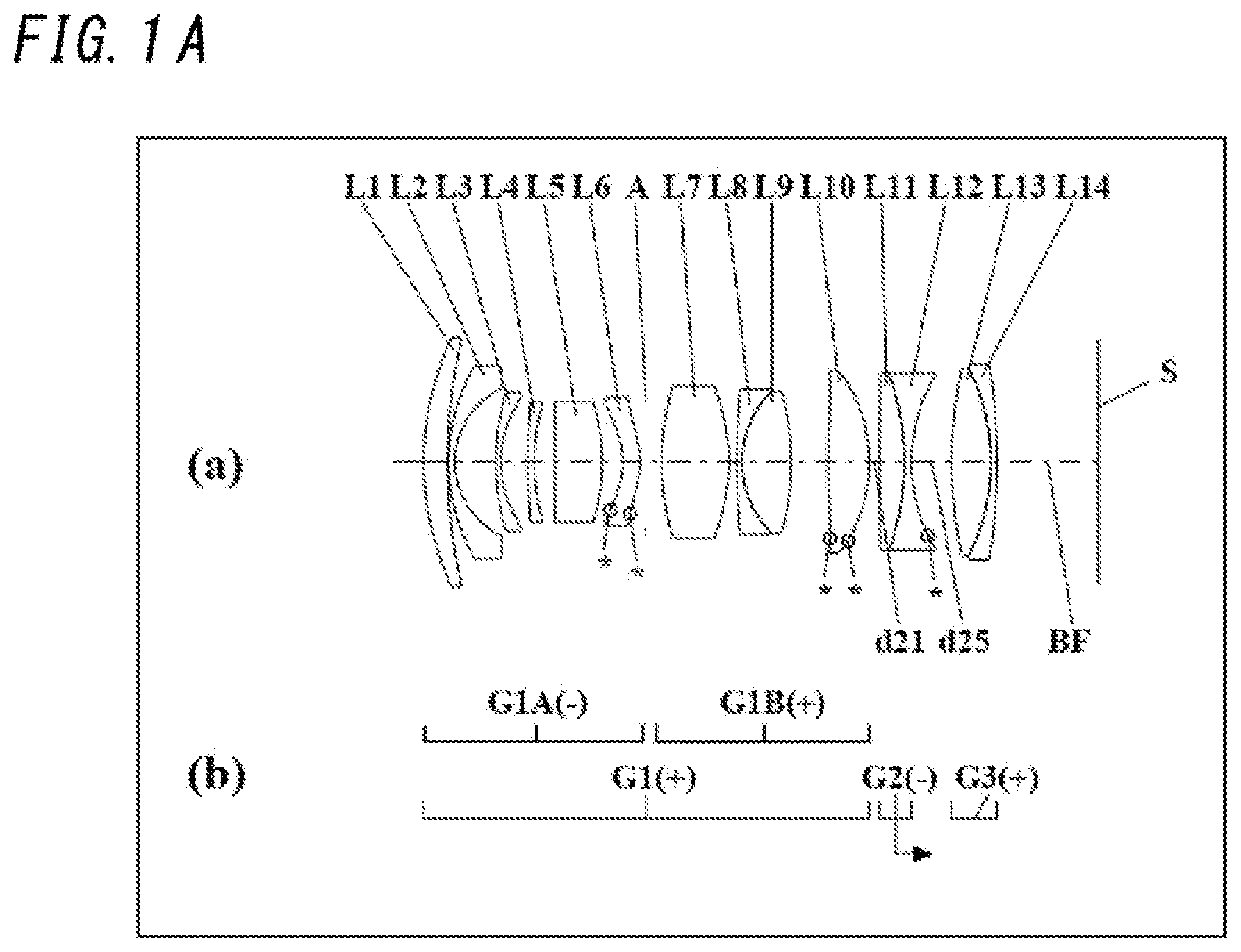 Patent US12326546 — Imaging optical system, image capture device, and camera system — Figure 1