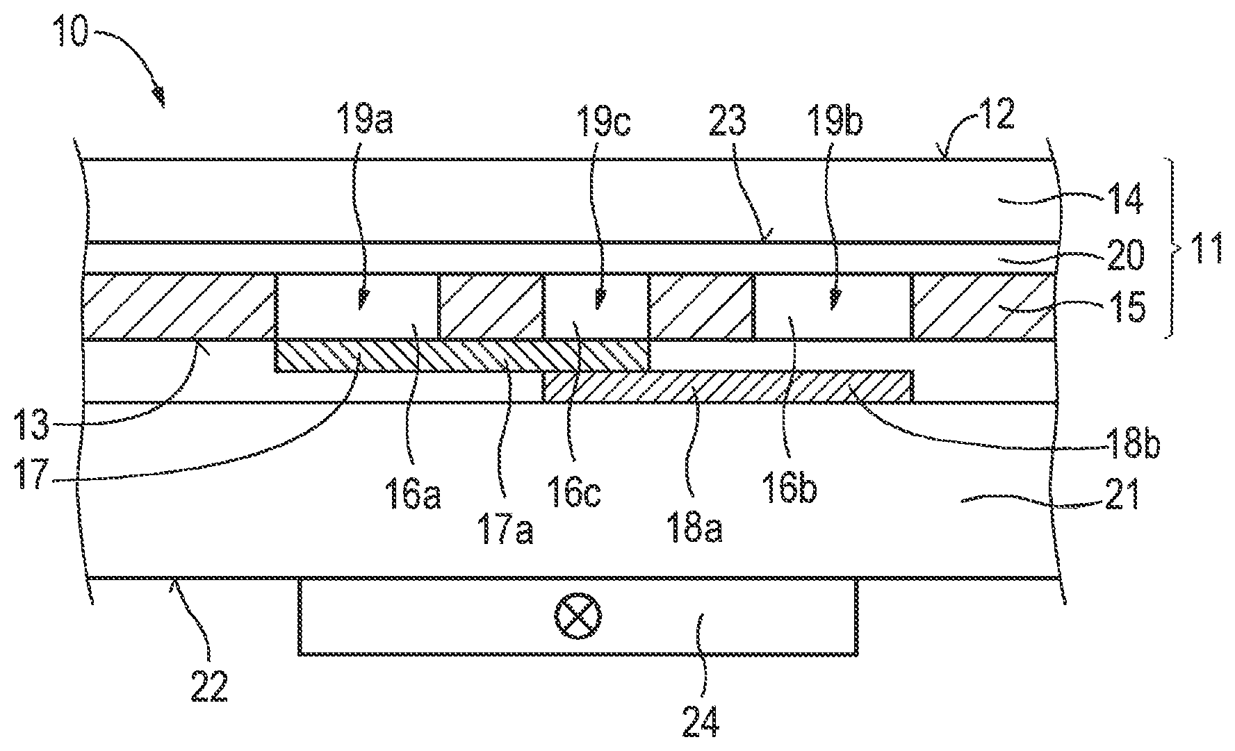 Patent US12326591 — Shaped part — Figure 1