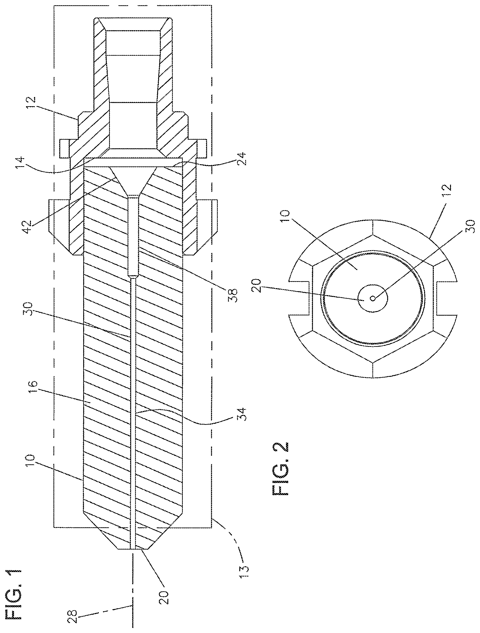 Patent US12326598 — Cable and dual inner diameter ferrule device with smooth internal contours and method — Figure 1