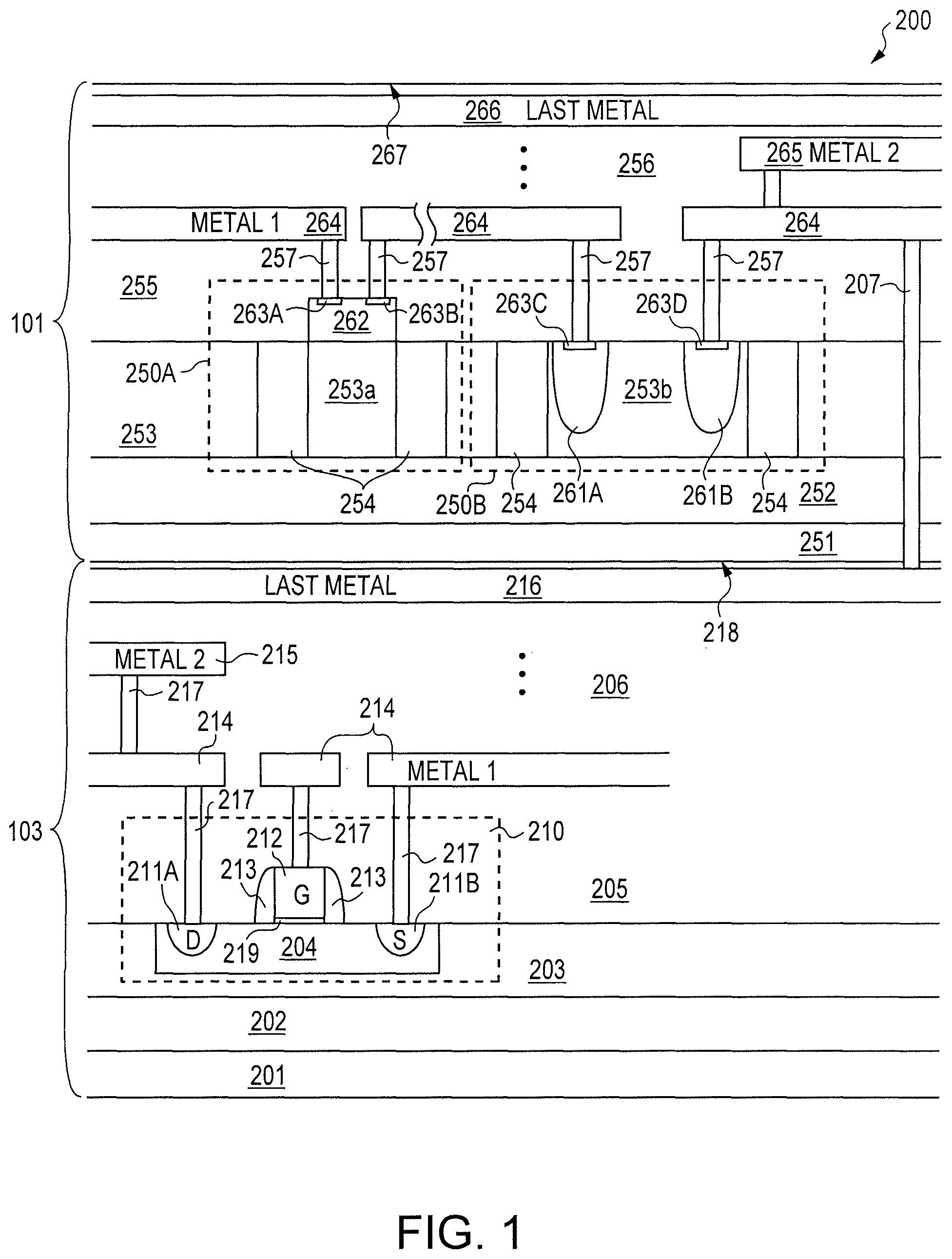 Patent US12326599 — Method of forming photonics structures — Figure 1