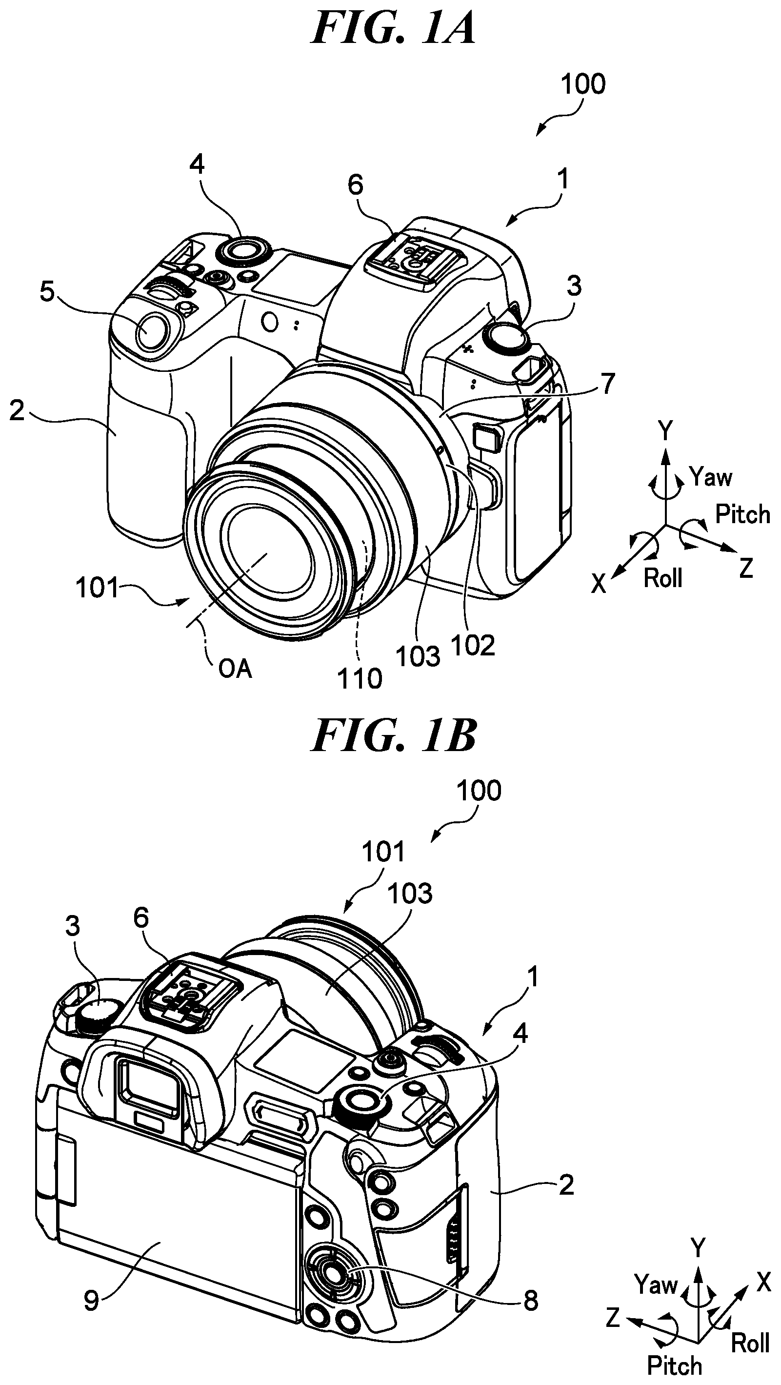 Patent US12326608 — Optical apparatus capable of being miniaturized — Figure 1