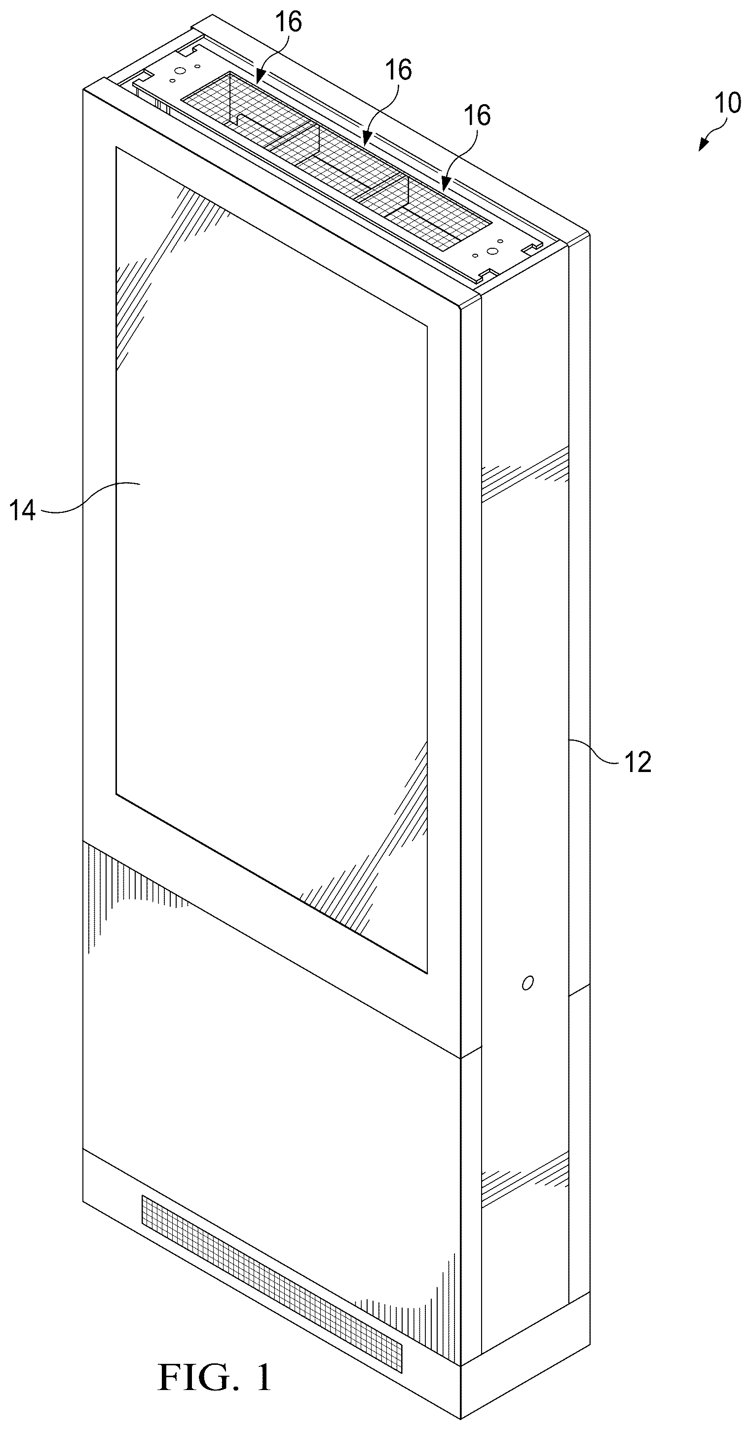 Patent US12326626 — Display unit with monitoring features — Figure 1