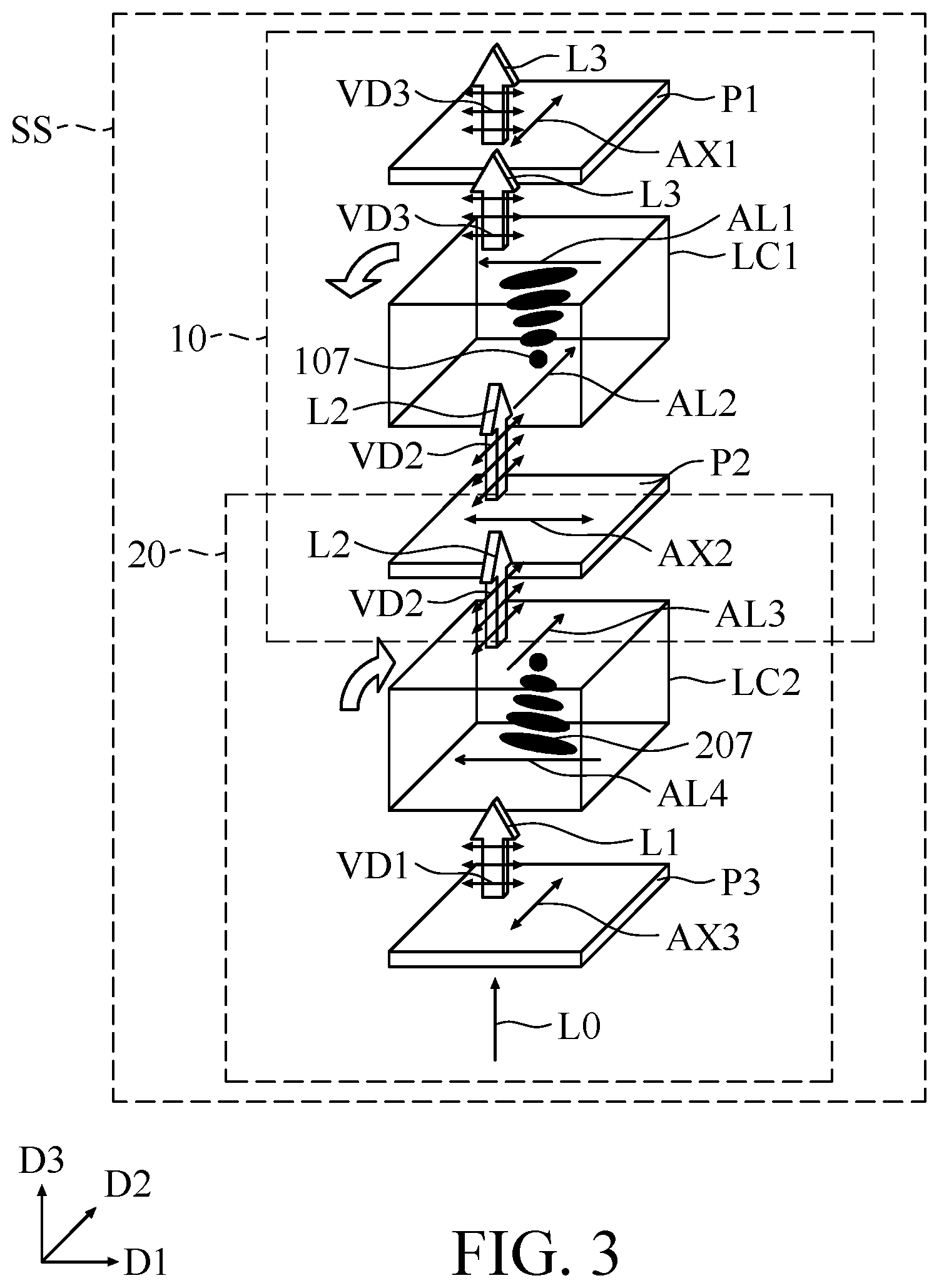 Patent US12326629 Figure 3 – Electronic device