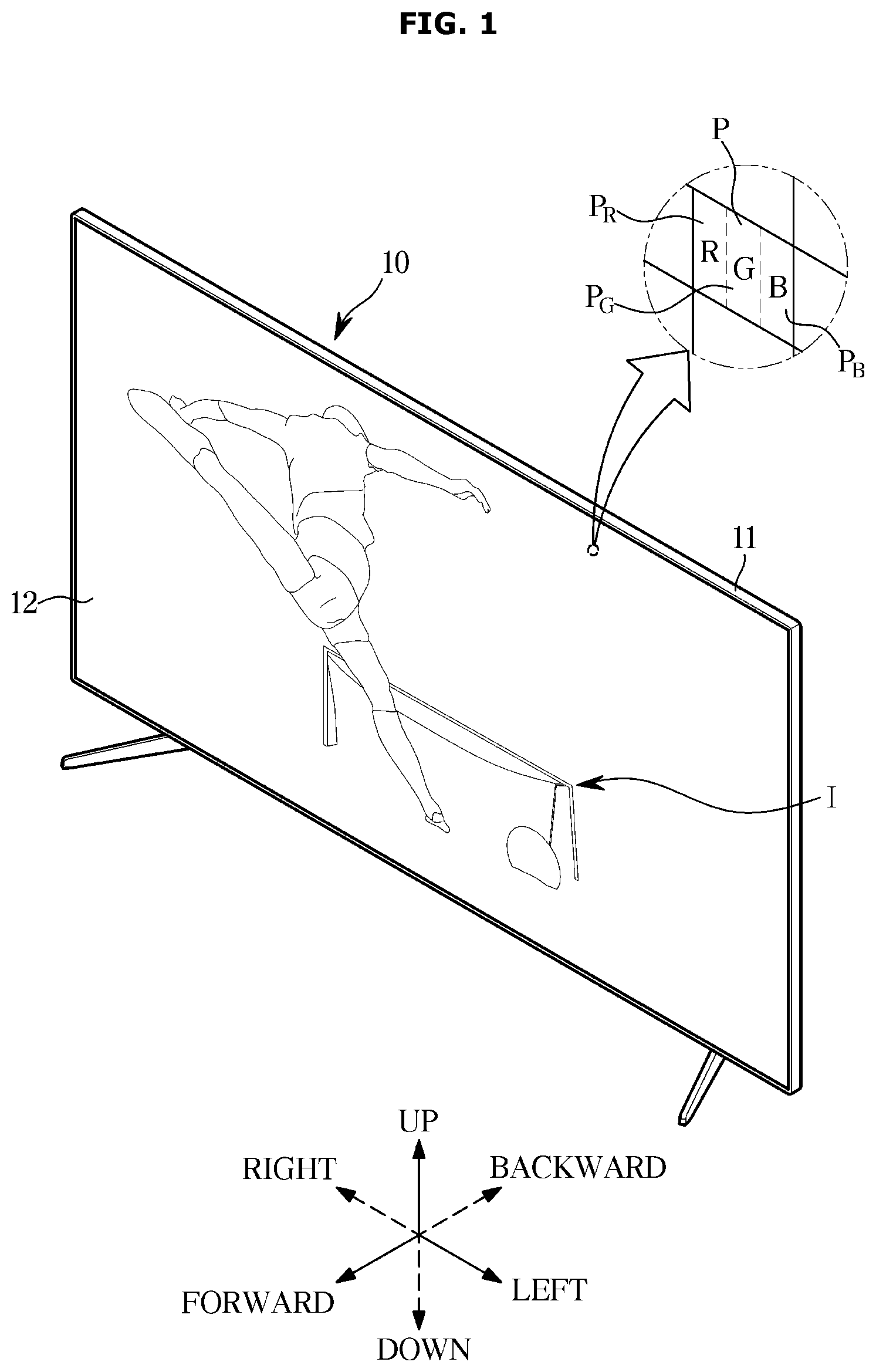Patent US12326632 — Display apparatus — Figure 1