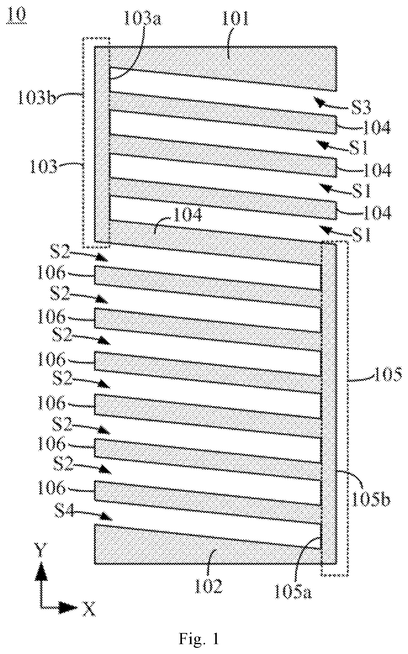 Patent US12326638 — Pixel electrode, array substrate and display device — Figure 1