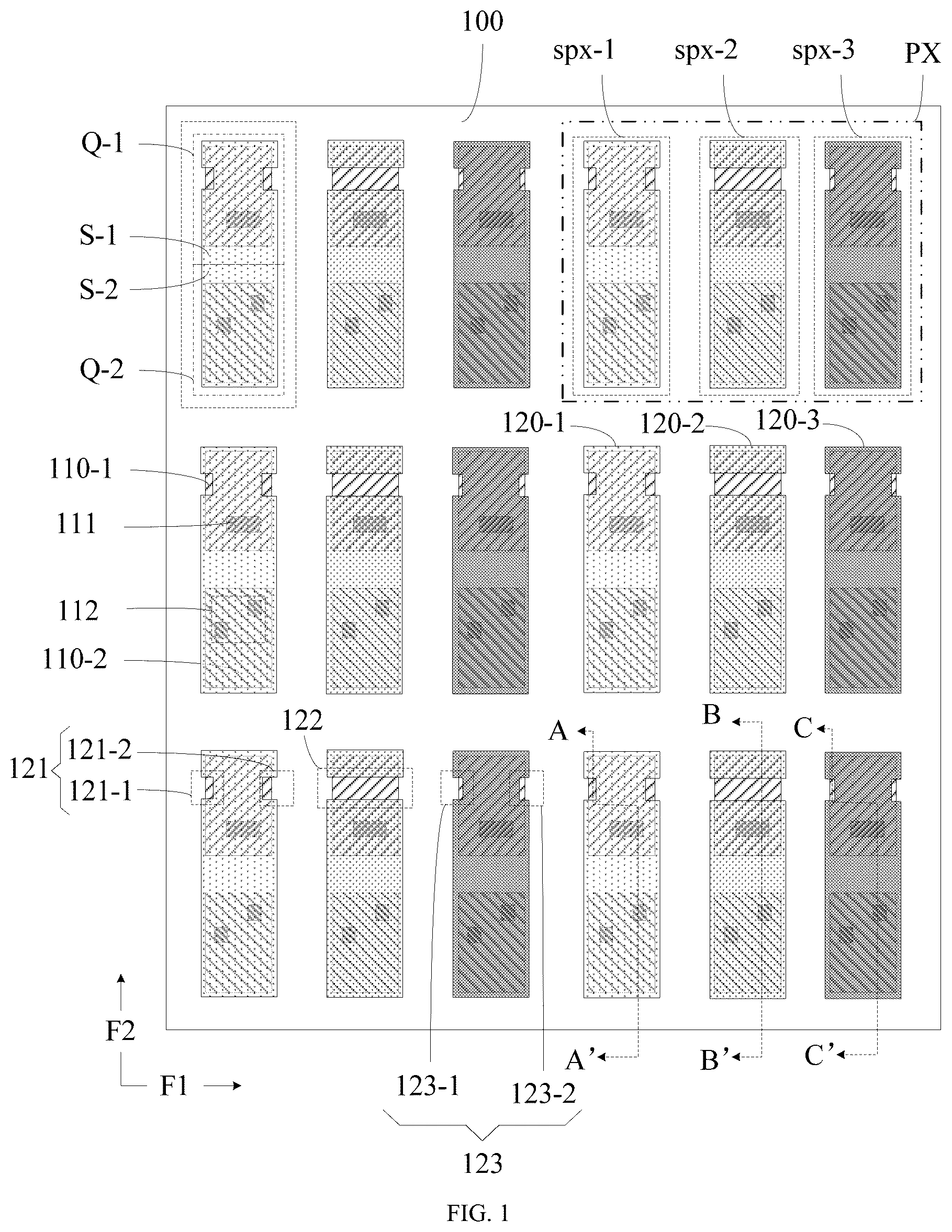 Patent US12326639 — Display panel and driving method thereof, and display device — Figure 1