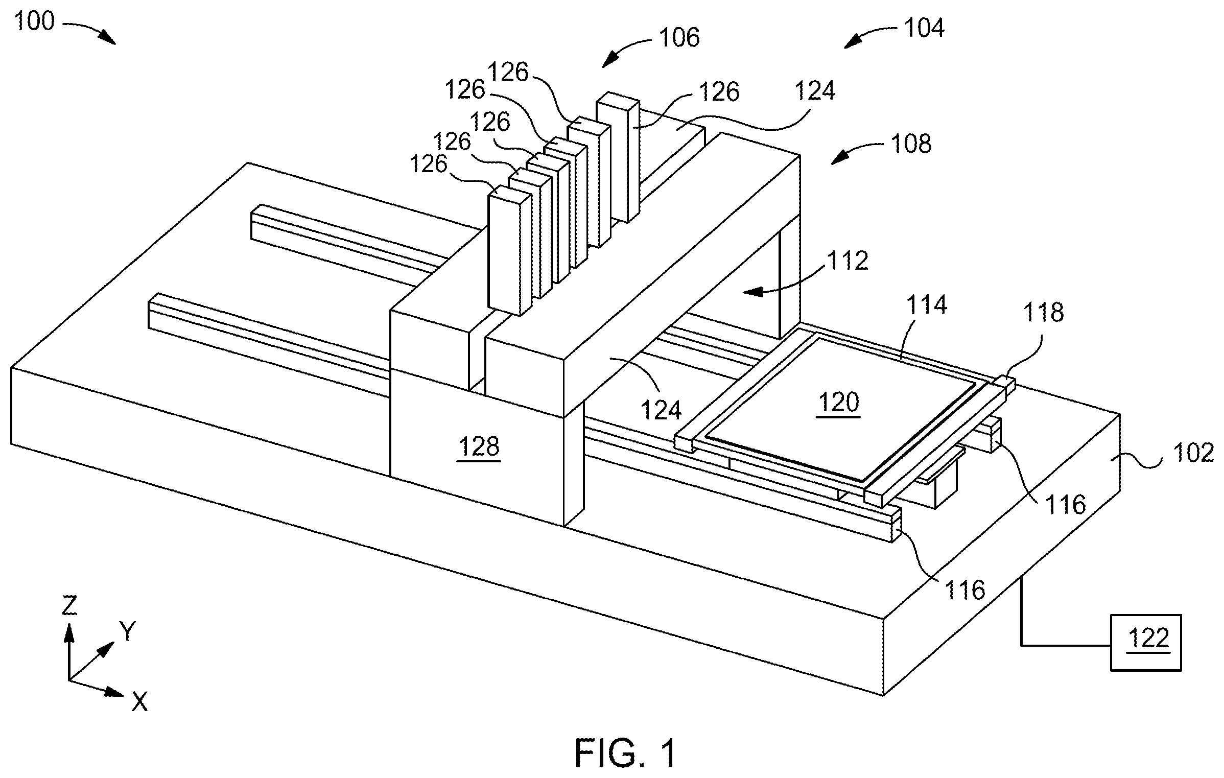 Patent US12326667 — Combination of inline metrology and on tool metrology for advanced packaging — Figure 1