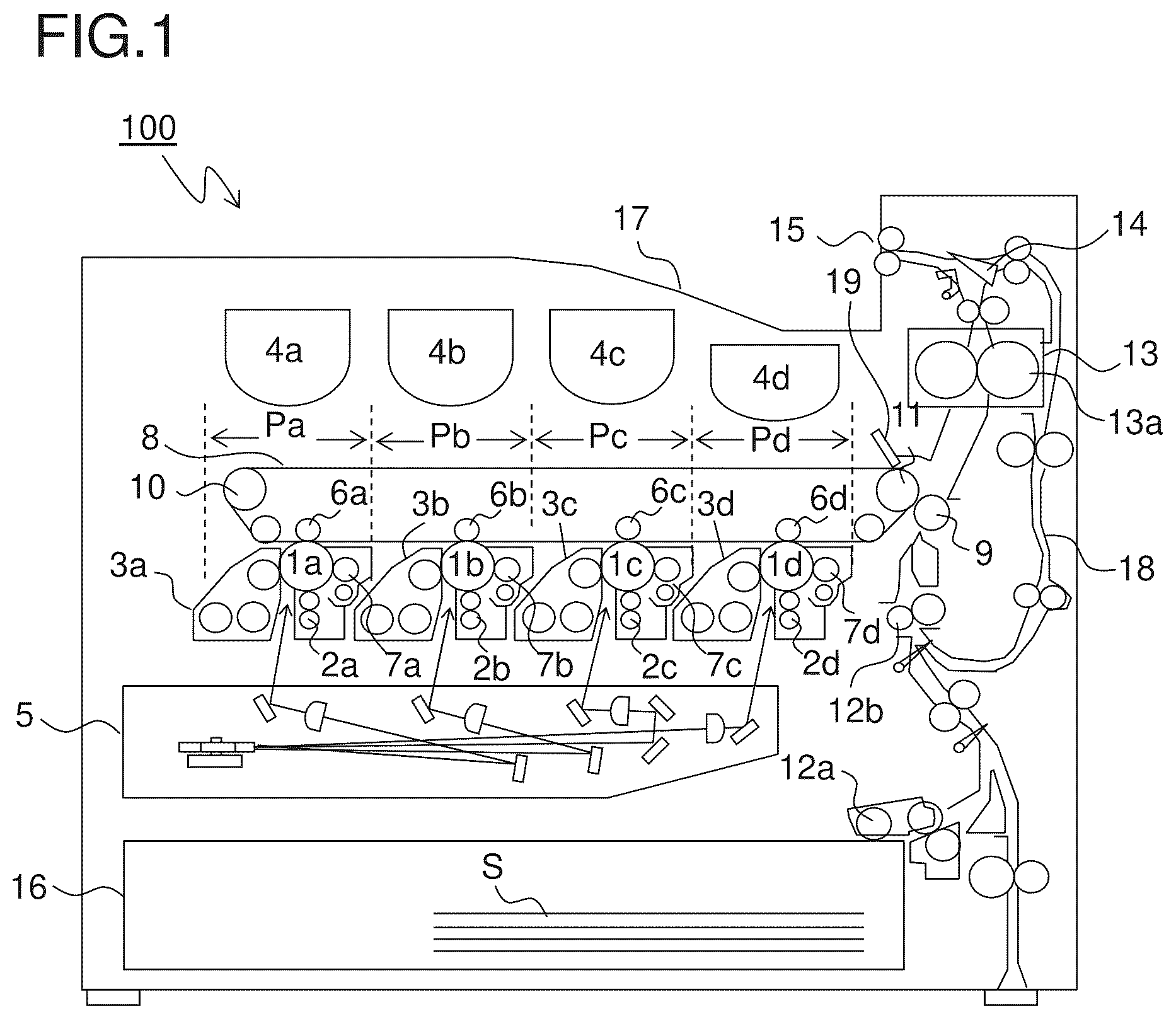 Patent US12326677 — Drive transmission mechanism, and fixing device and image forming apparatus including the same — Figure 1