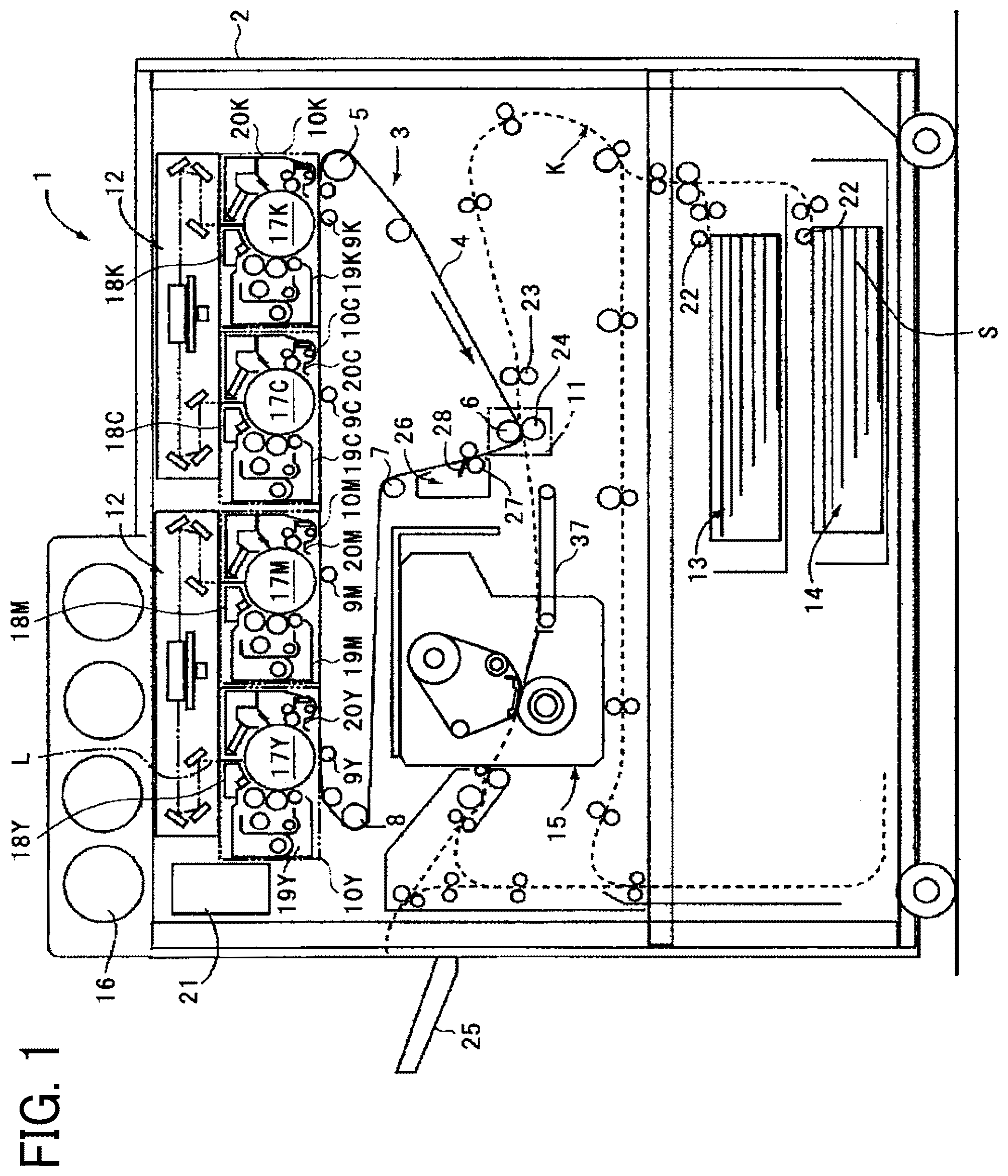 Patent US12326680 — Fixing device and image forming apparatus incorporating the same — Figure 1