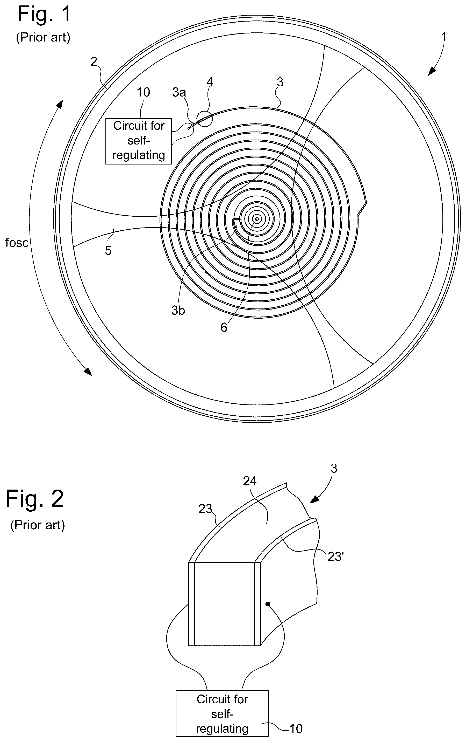 Patent US12326693 — Piezoelectric balance spring, and method for manufacturing the balance spring — Figure 1