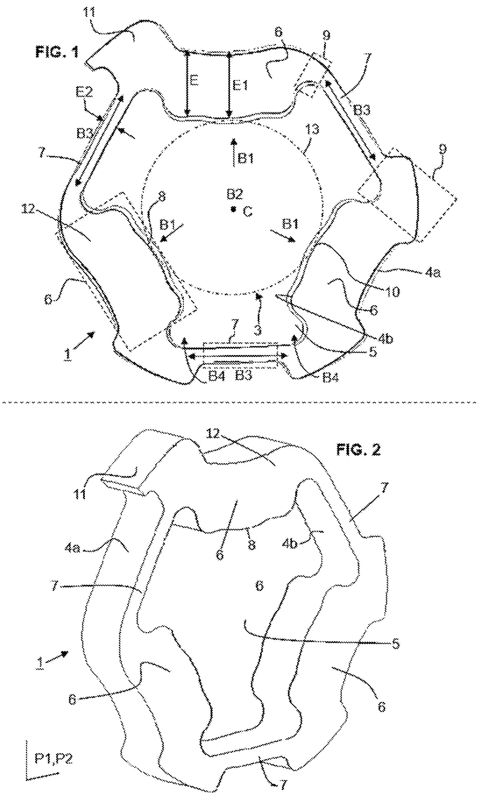 Patent US12326694 — Elastic retaining member for attaching a timepiece component to a support element — Figure 1