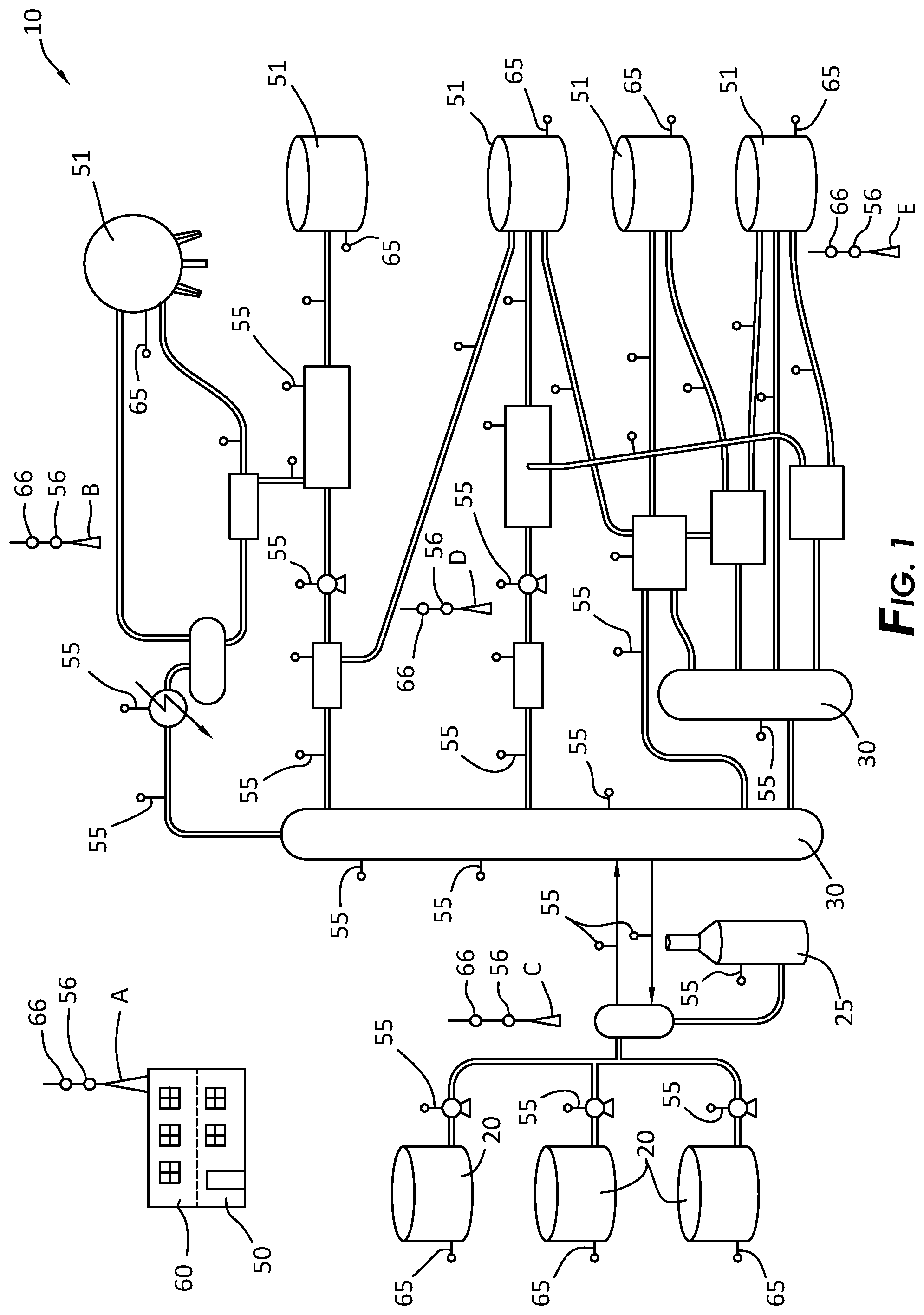 Patent US12326720 — Industrial wireless systems with low power wireless sensors — Figure 1