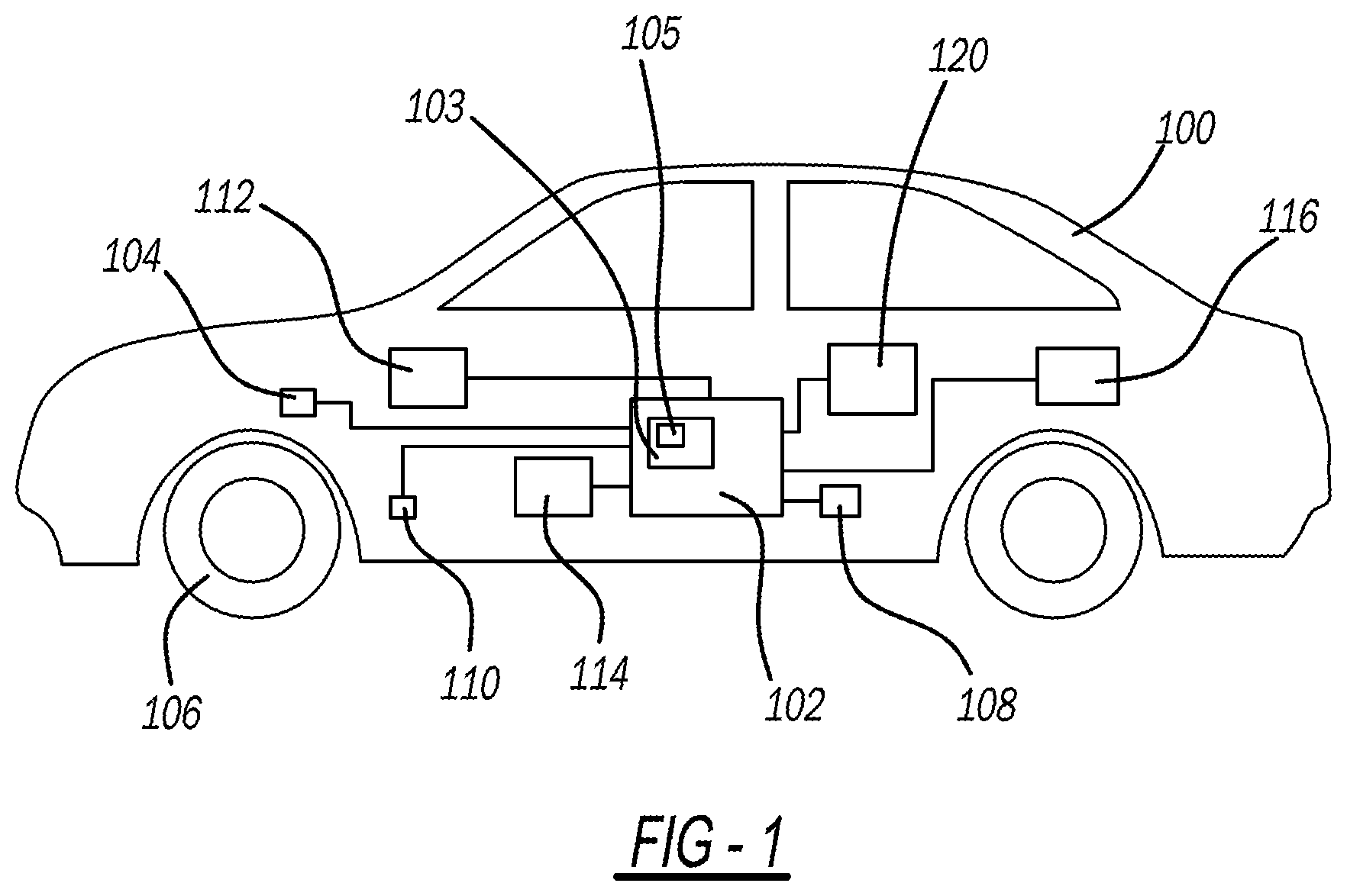 Patent US12326728 — System and method to control the velocity and heading of a vehicle based on preview information — Figure 1