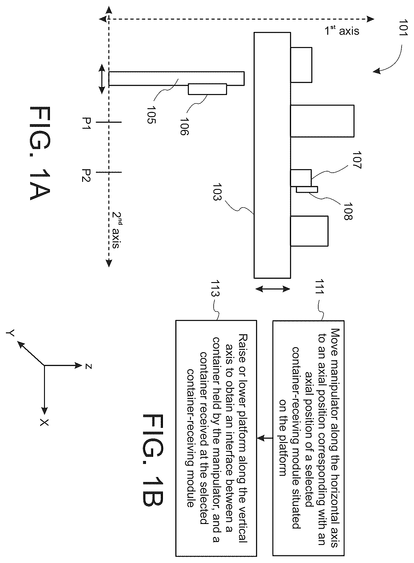Patent US12326744 — Robotic pharmaceutical preparation system having a movable platform — Figure 1