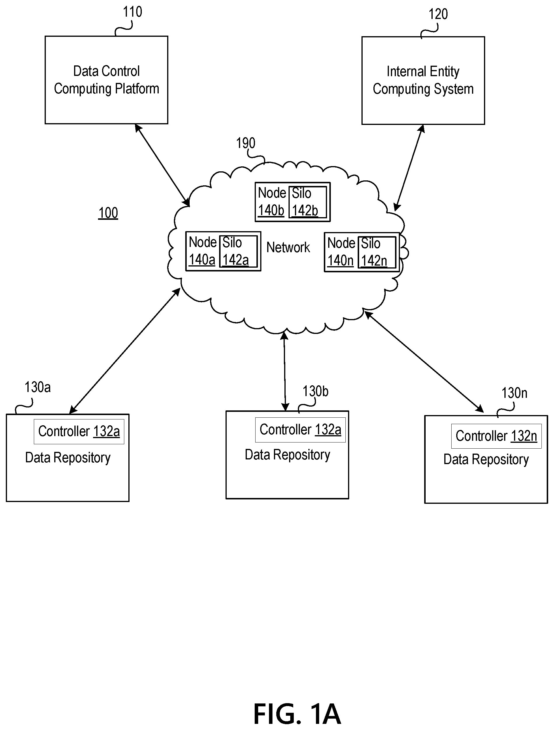 Patent US12326836 — Pre-fetch engine with data expiration functionality for mesh data network — Figure 1