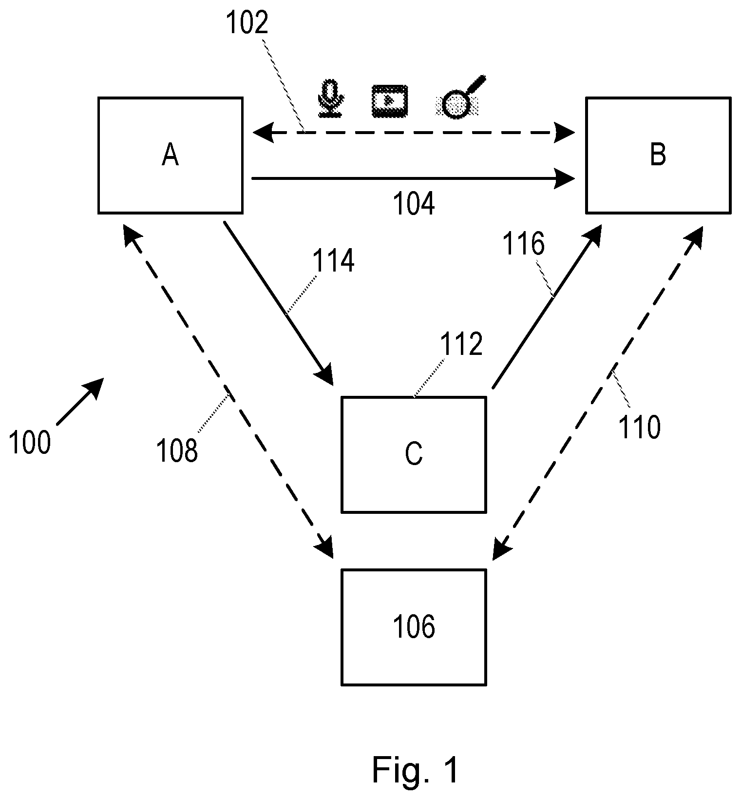 Patent US12326947 — Modifying functionality of a real-time communications systems — Figure 1