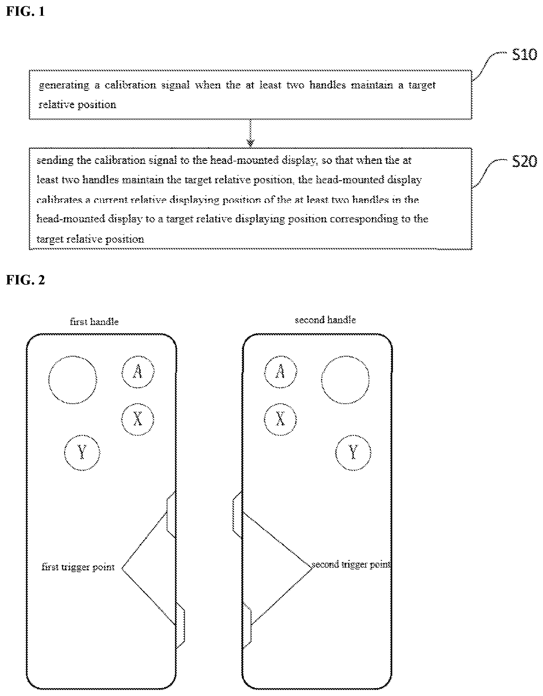 Patent US12326967 — Handle calibration method, handle, head-mounted display and storage medium — Figure 1
