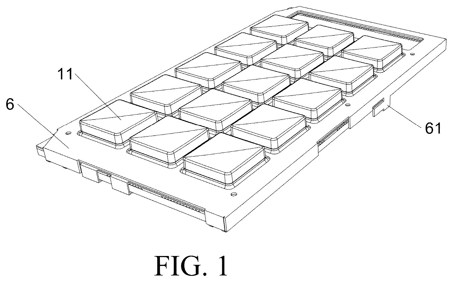 Patent US12326981 — Visually indicative keyboard — Figure 1