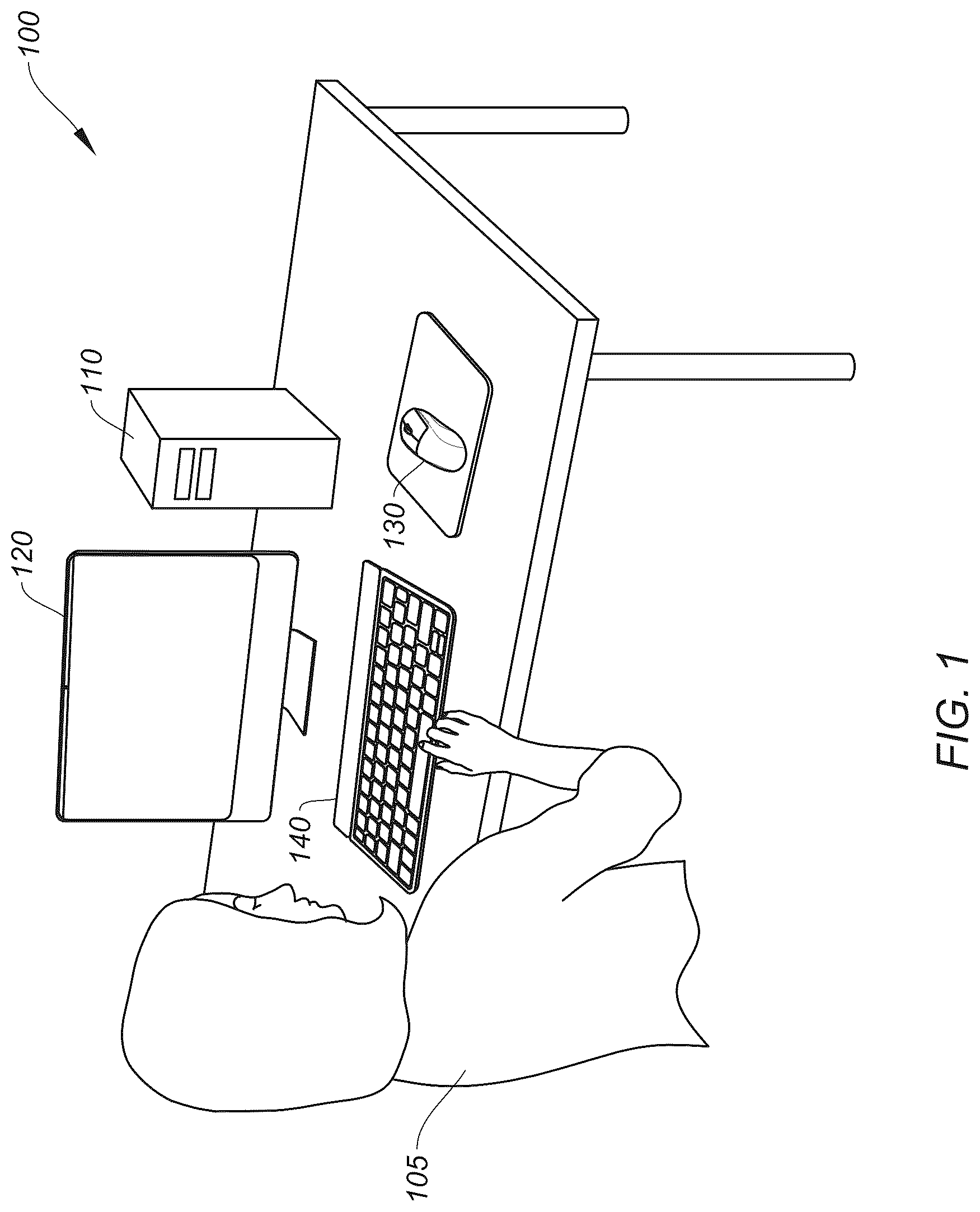 Patent US12326983 — Full key customization on an input device — Figure 1