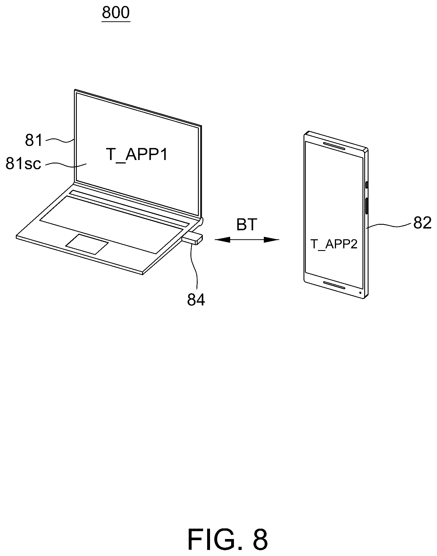 Patent US12326989 Figure 11 – Wireless communication system capable of switching control between different host computers