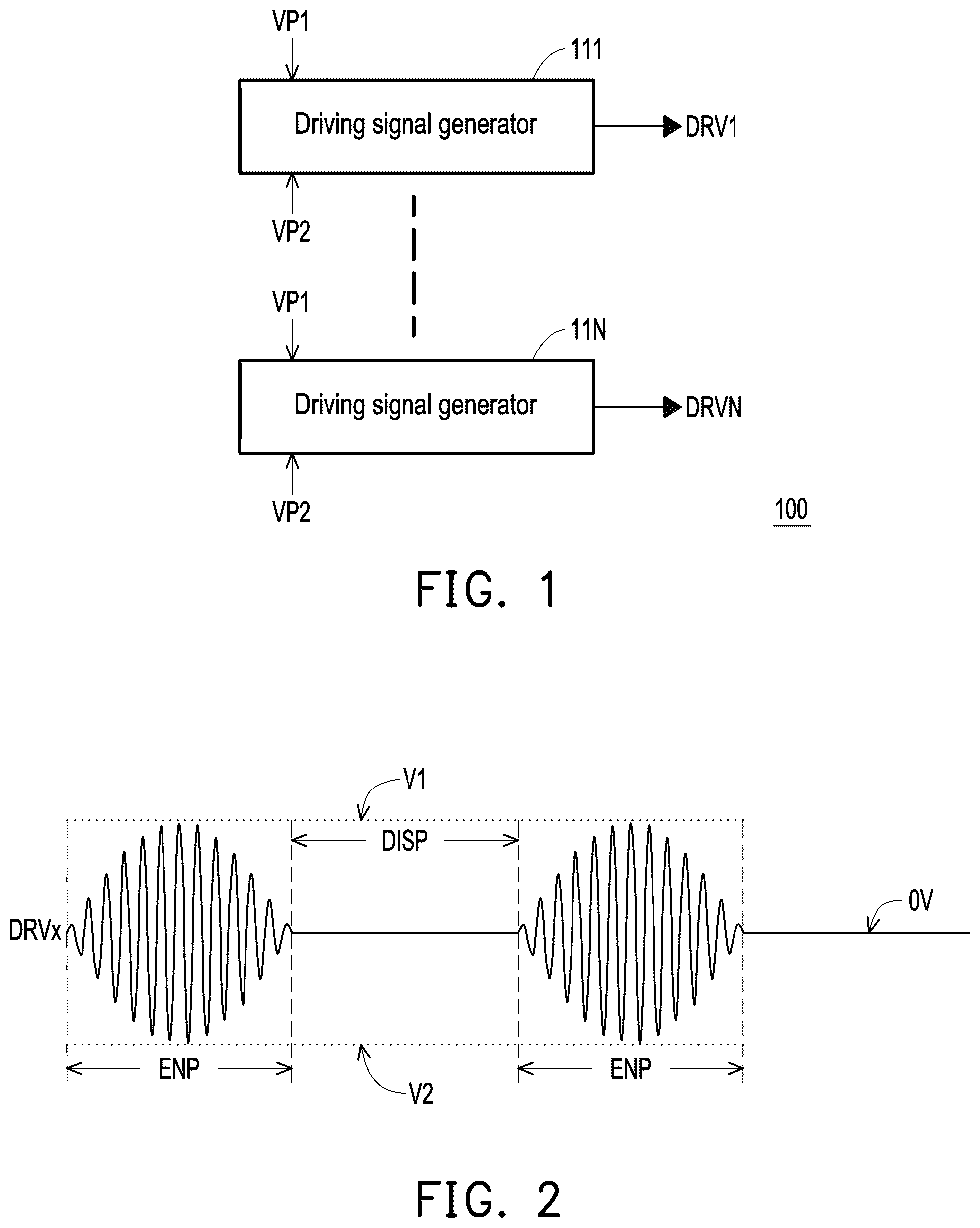 Patent US12326995 — Touch detection circuit — Figure 1
