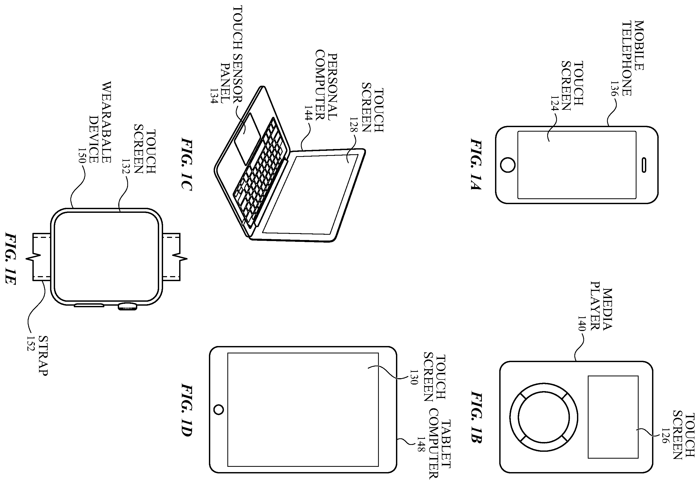 Patent US12326996 — System and machine learning method for separating noise and signal in multitouch sensors — Figure 1