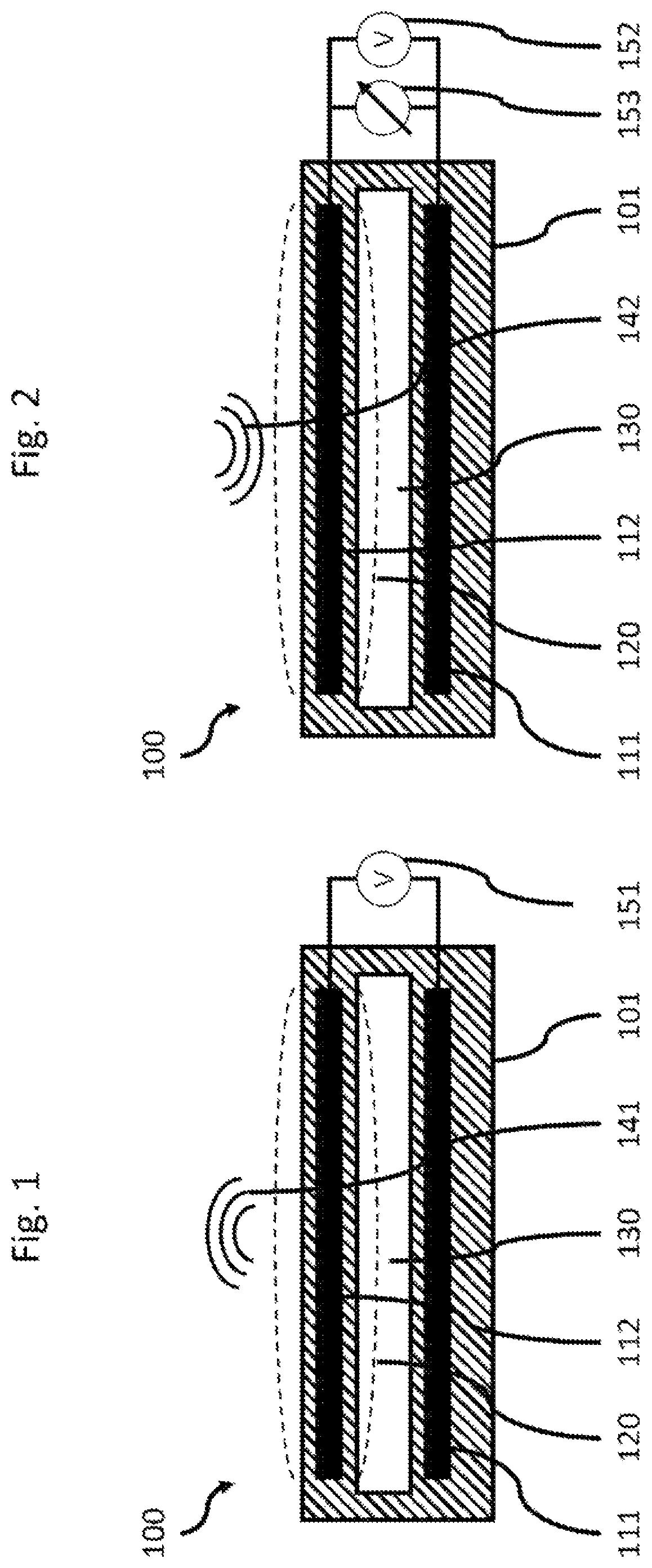 Patent US12326998 — Ultrasonic transducer — Figure 1