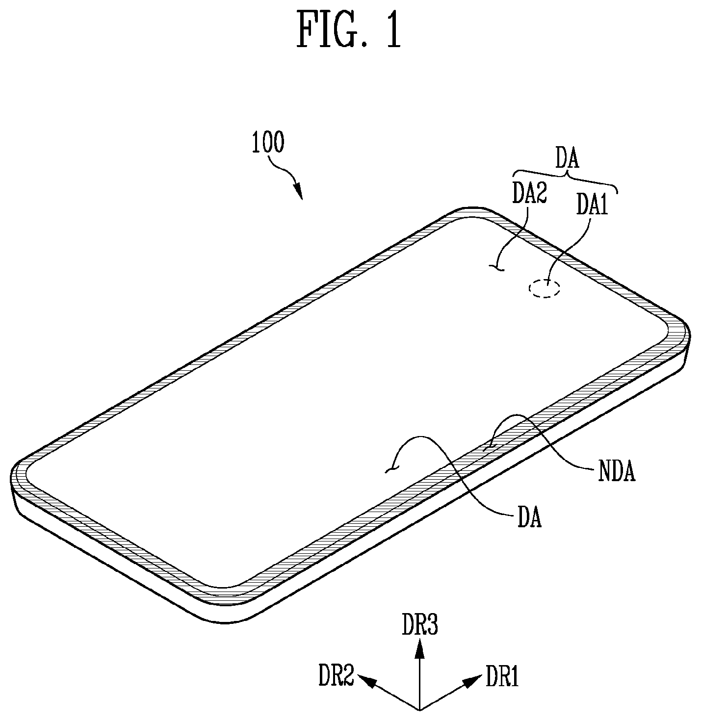 Patent US12326999 — Display device — Figure 1