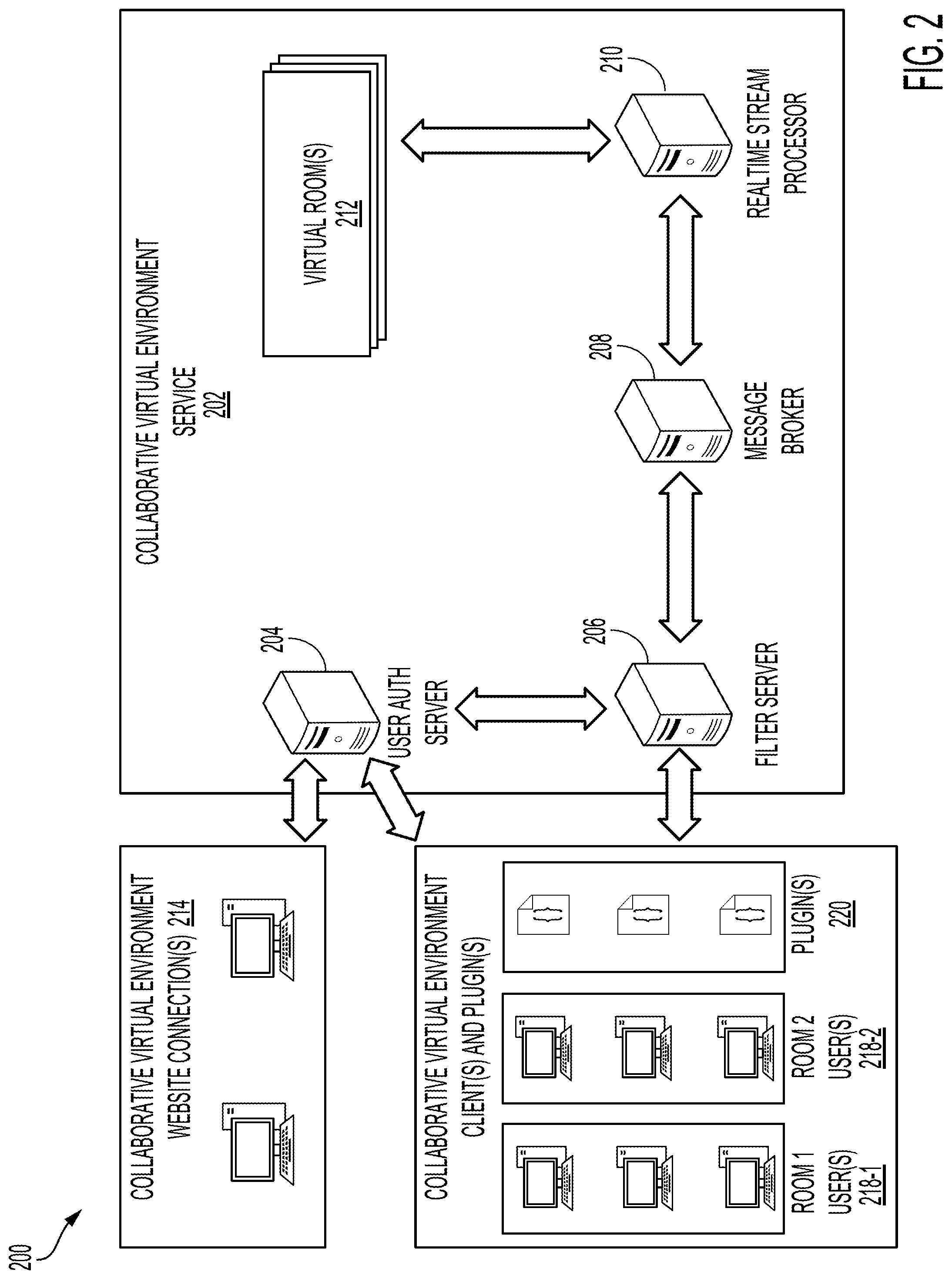 Patent US12327004 — Real-time geospatial collaboration system — Figure 1