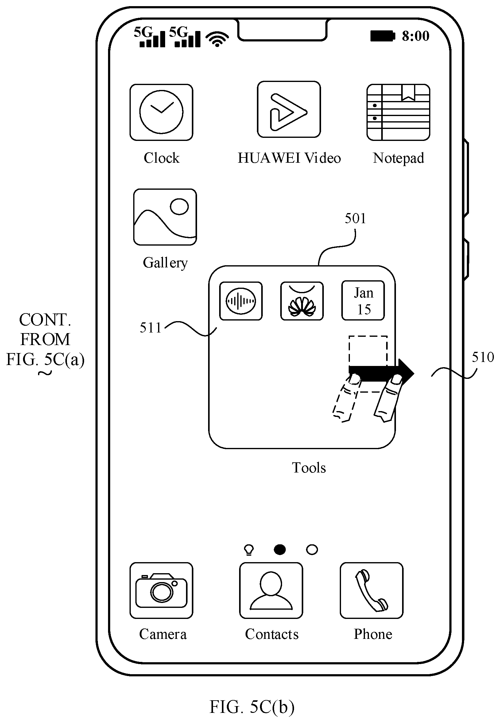 Patent US12327005 — Display method and electronic device — Figure 1