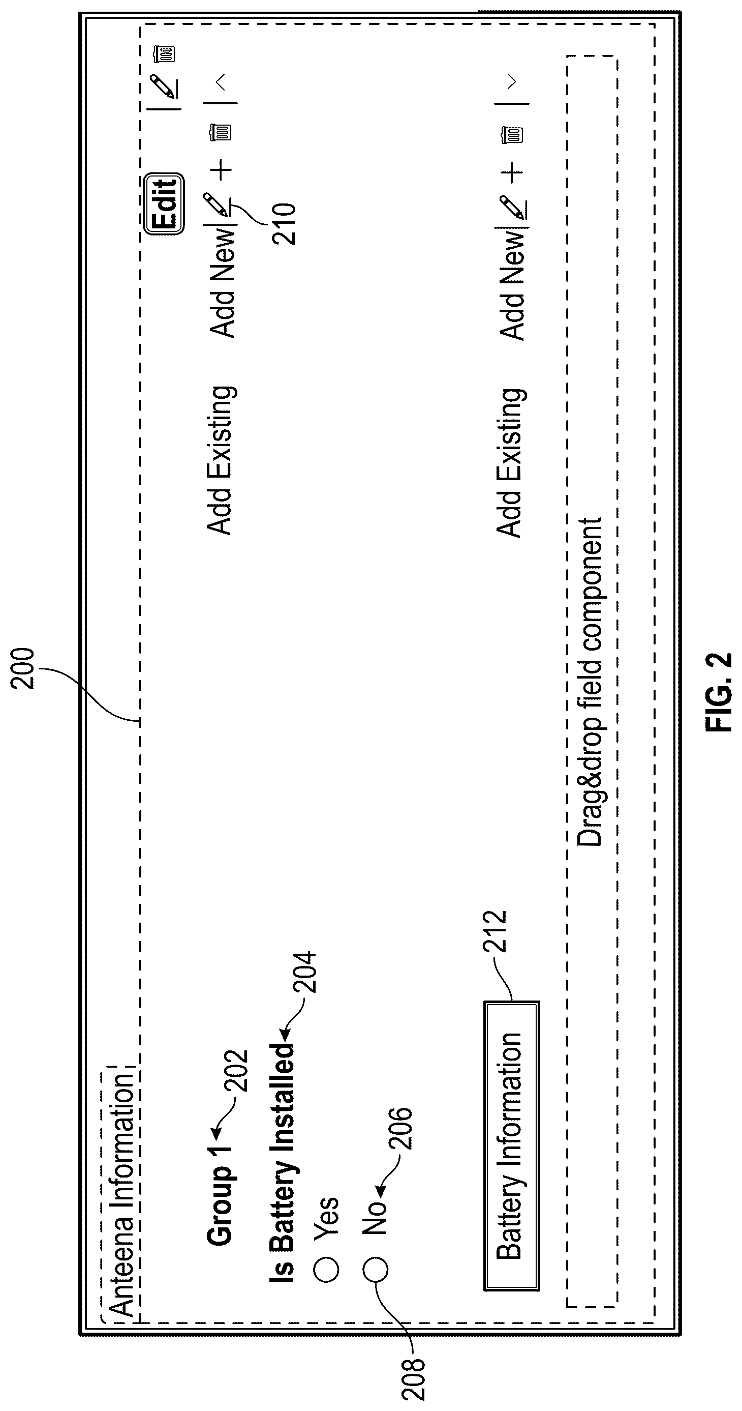 Patent US12327006 — Repeat section in checklist builder and method of using — Figure 1