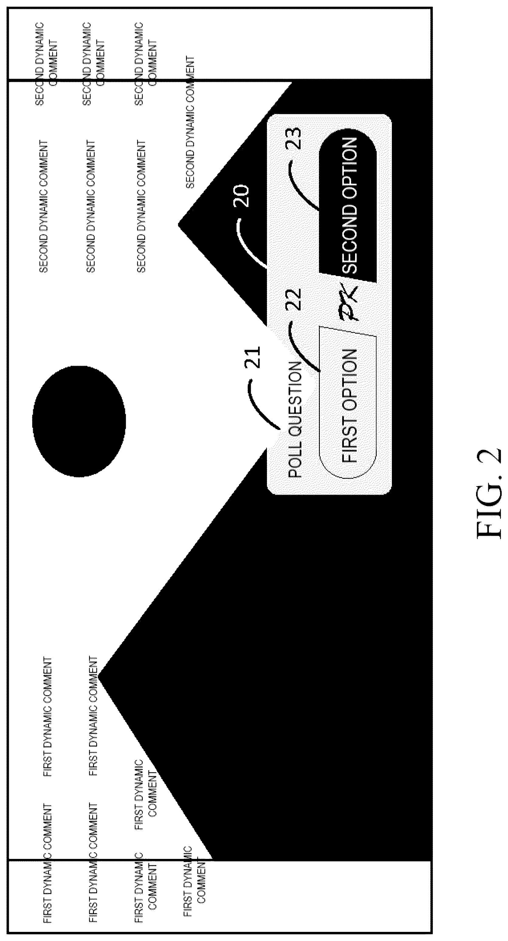 Patent US12327015 — Method, apparatus, electronic device, and storage medium for dynamic comment controlling — Figure 1