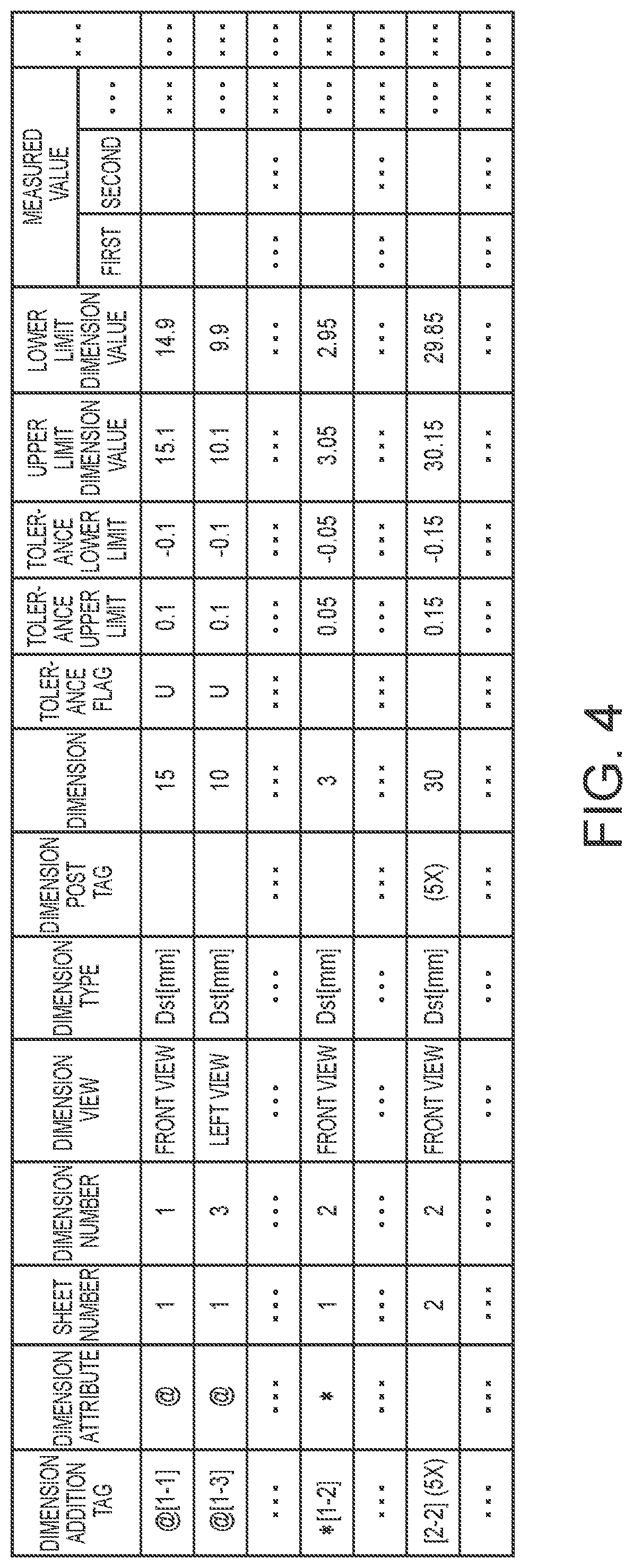 Patent US12327068 — Measurement tables including target identification information indicating a measurement target — Figure 1