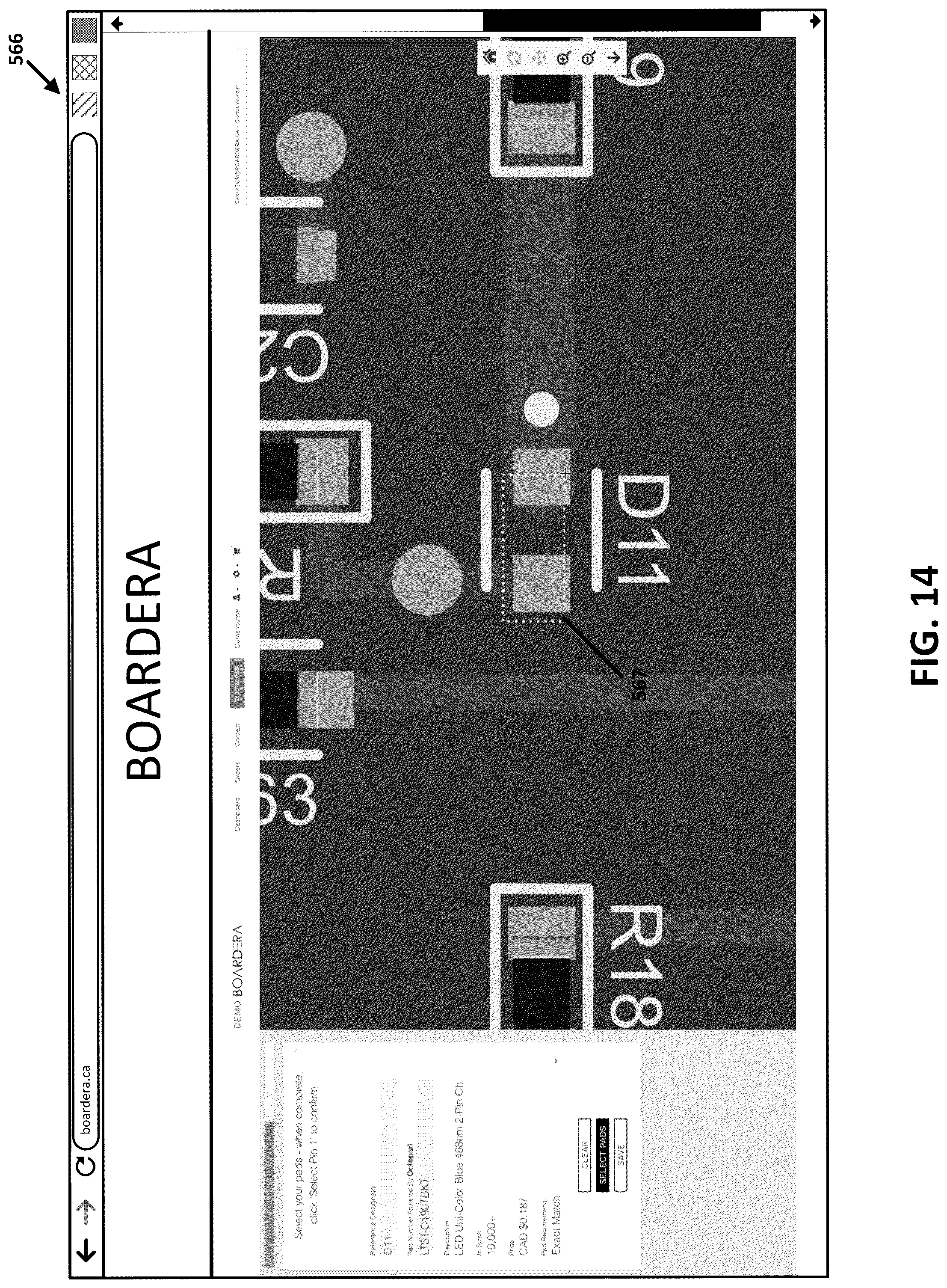 Patent US12327073 Figure 14 – Methods and systems for printed circuit board component placement and approval