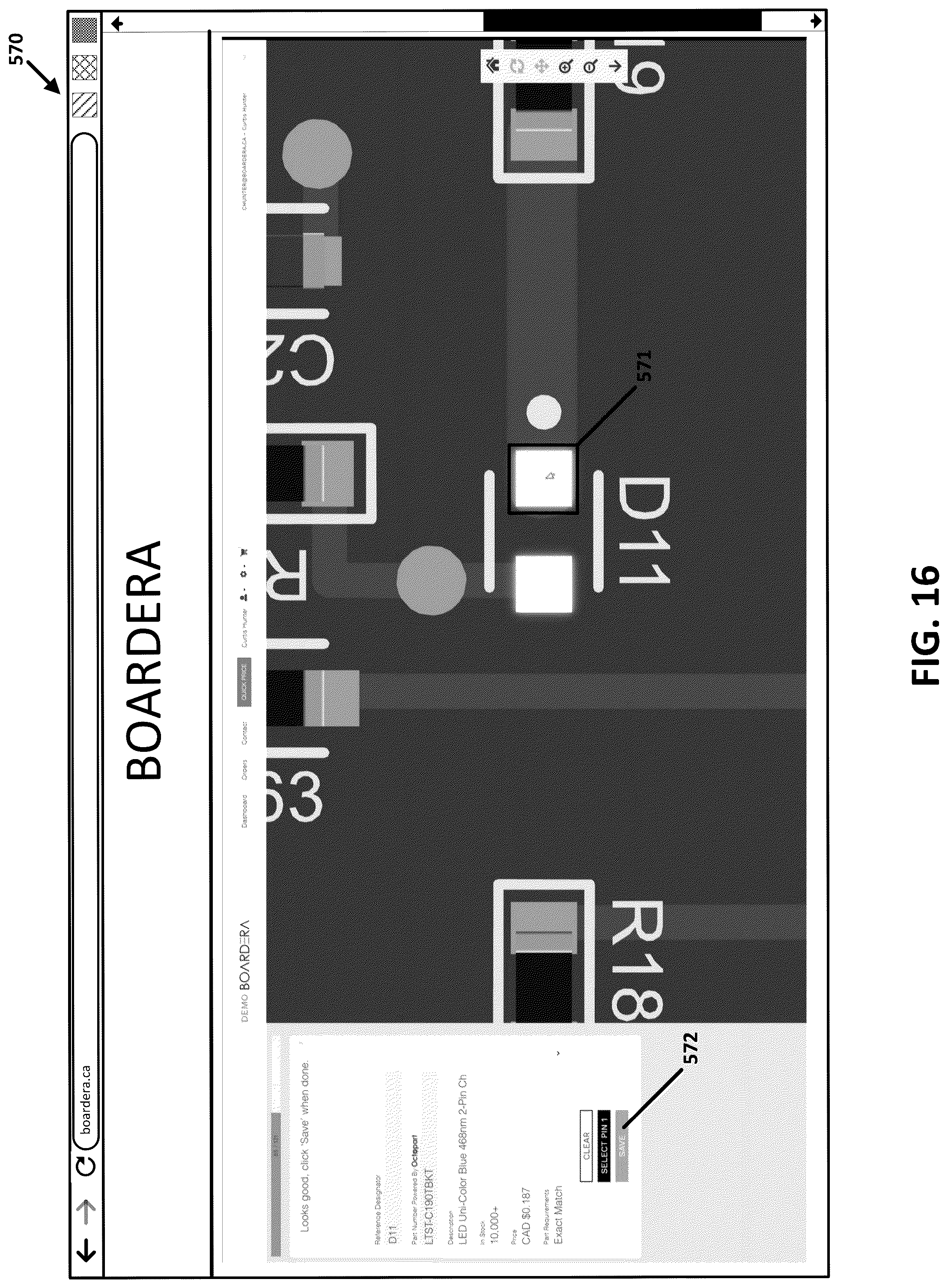 Patent US12327073 Figure 16 – Methods and systems for printed circuit board component placement and approval