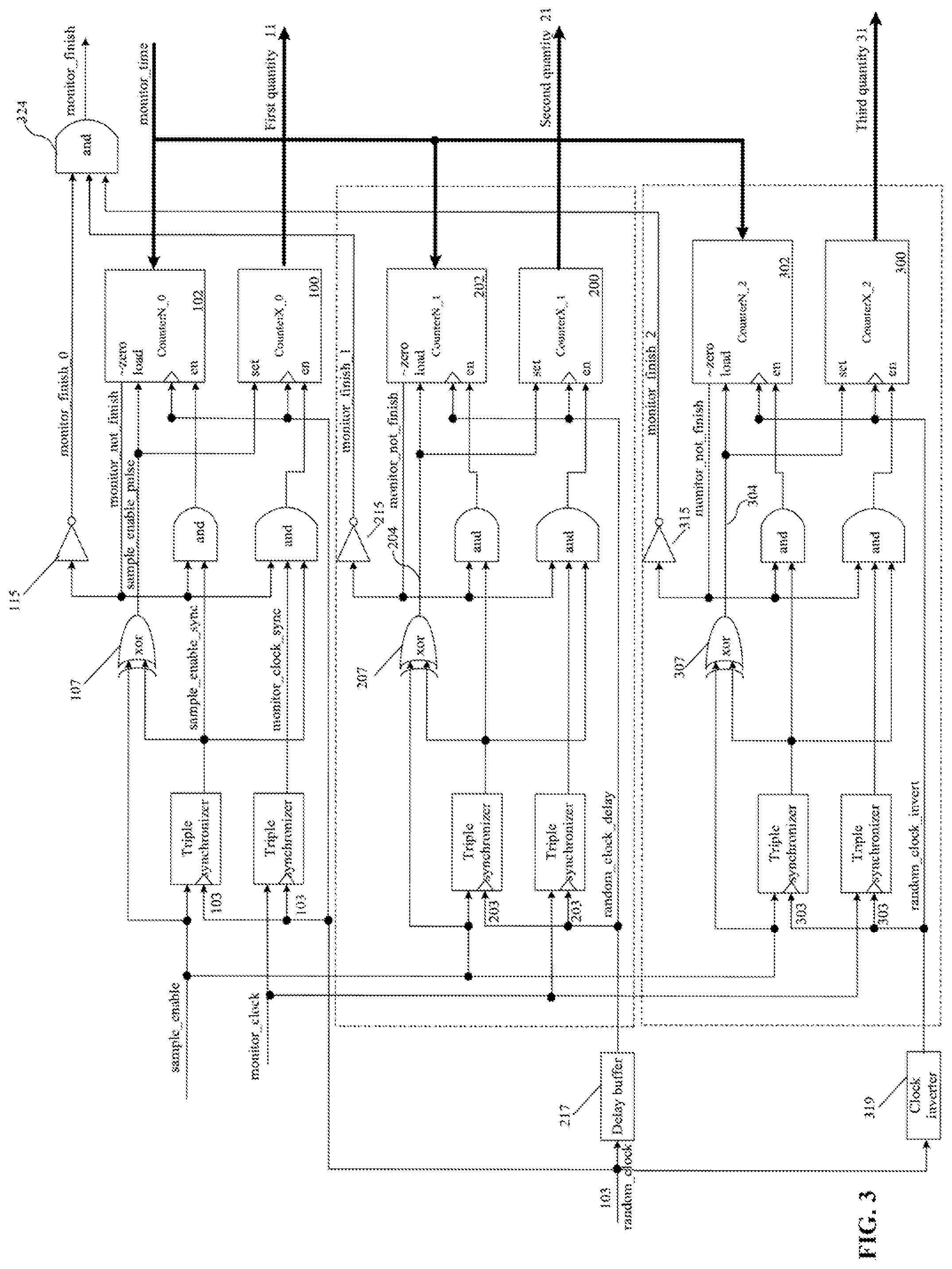 Patent US12327076 — Method and system for monitoring clock duty cycles — Figure 1